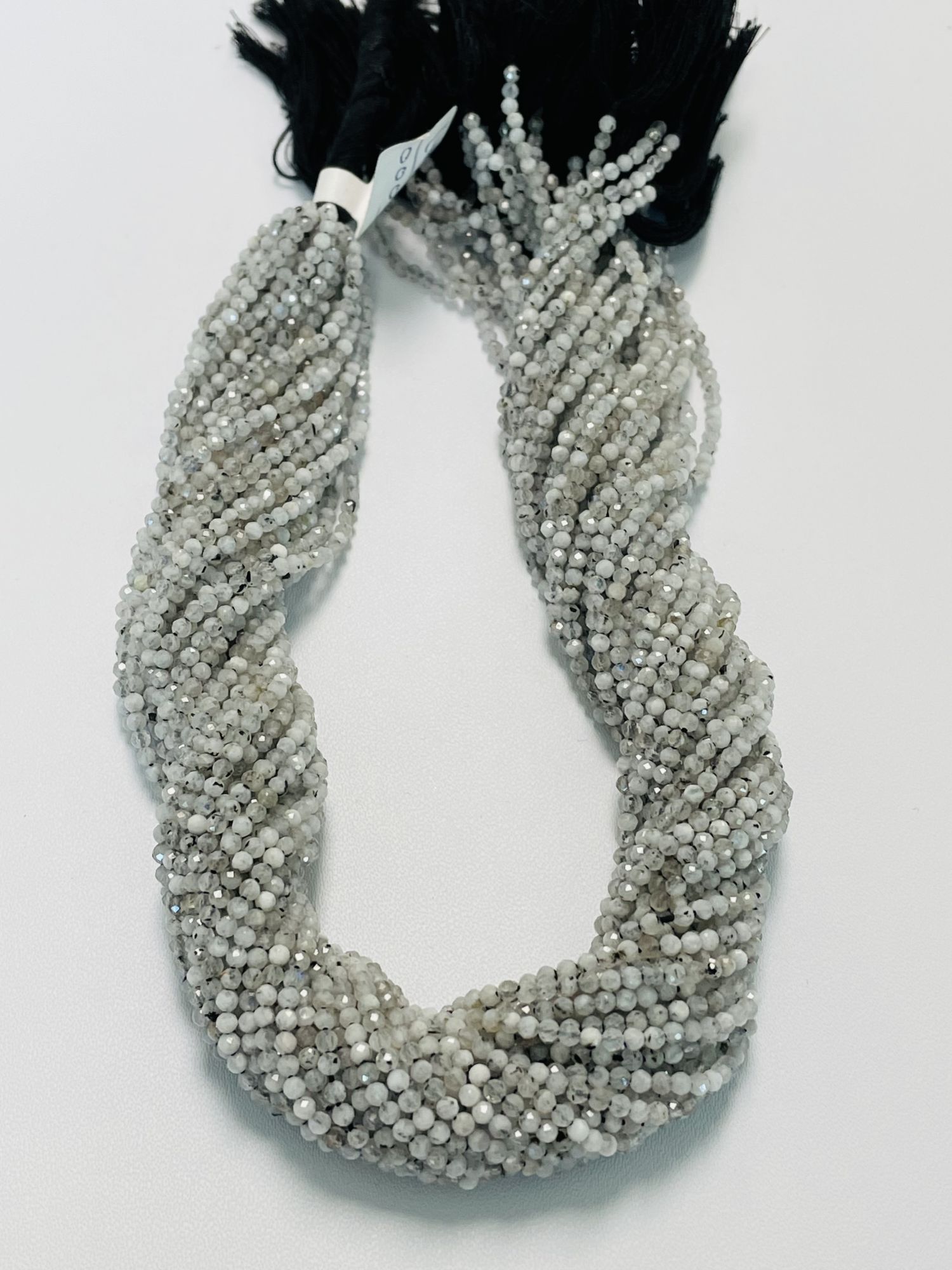 Moonstone Rondelle Faceted