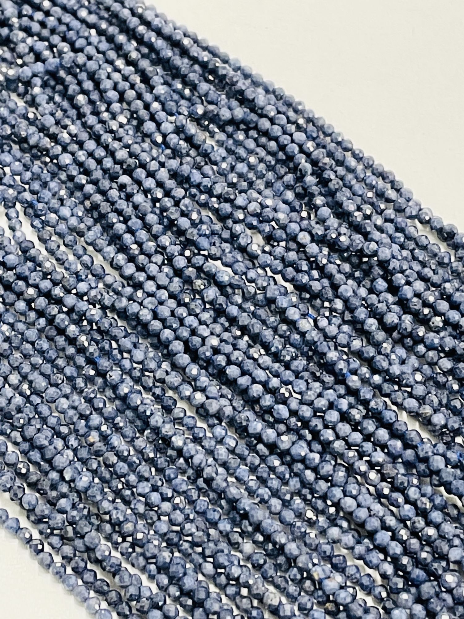 Blue Sapphire Rondelles Faceted