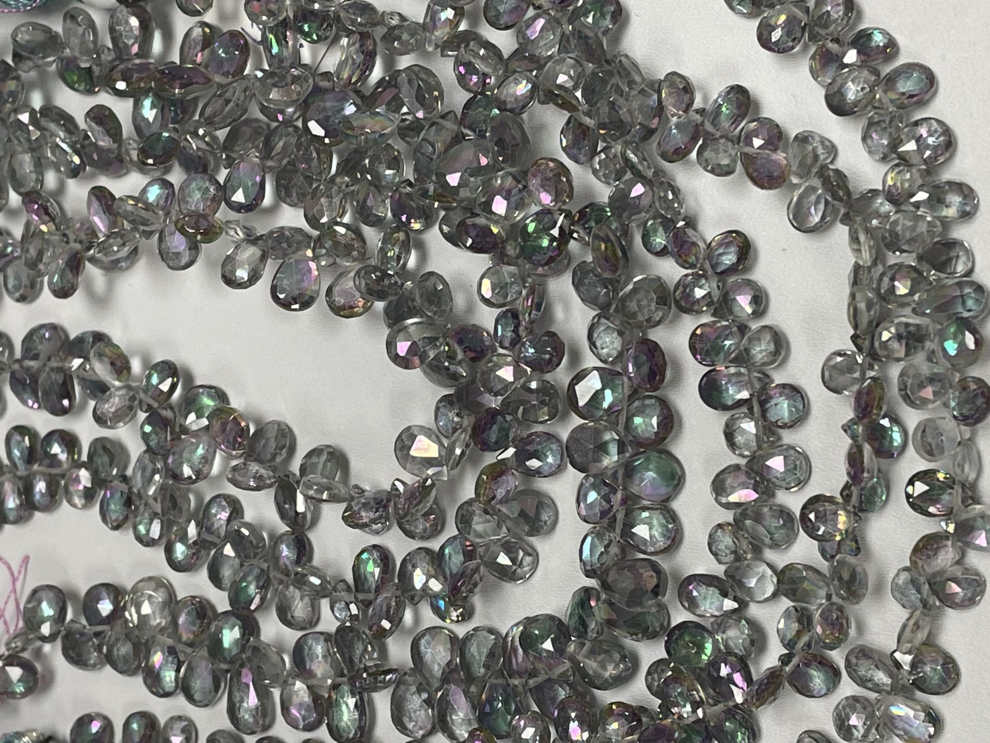 Mystic Topaz Pear Faceted