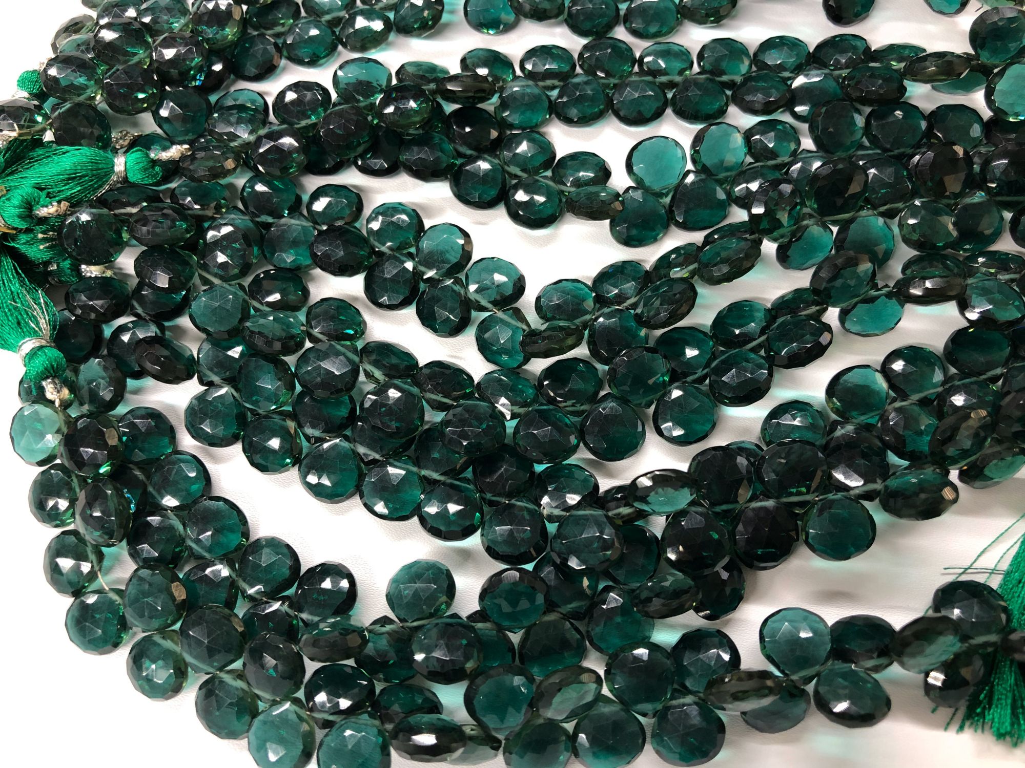 Forest Green Hydro Quartz HEART