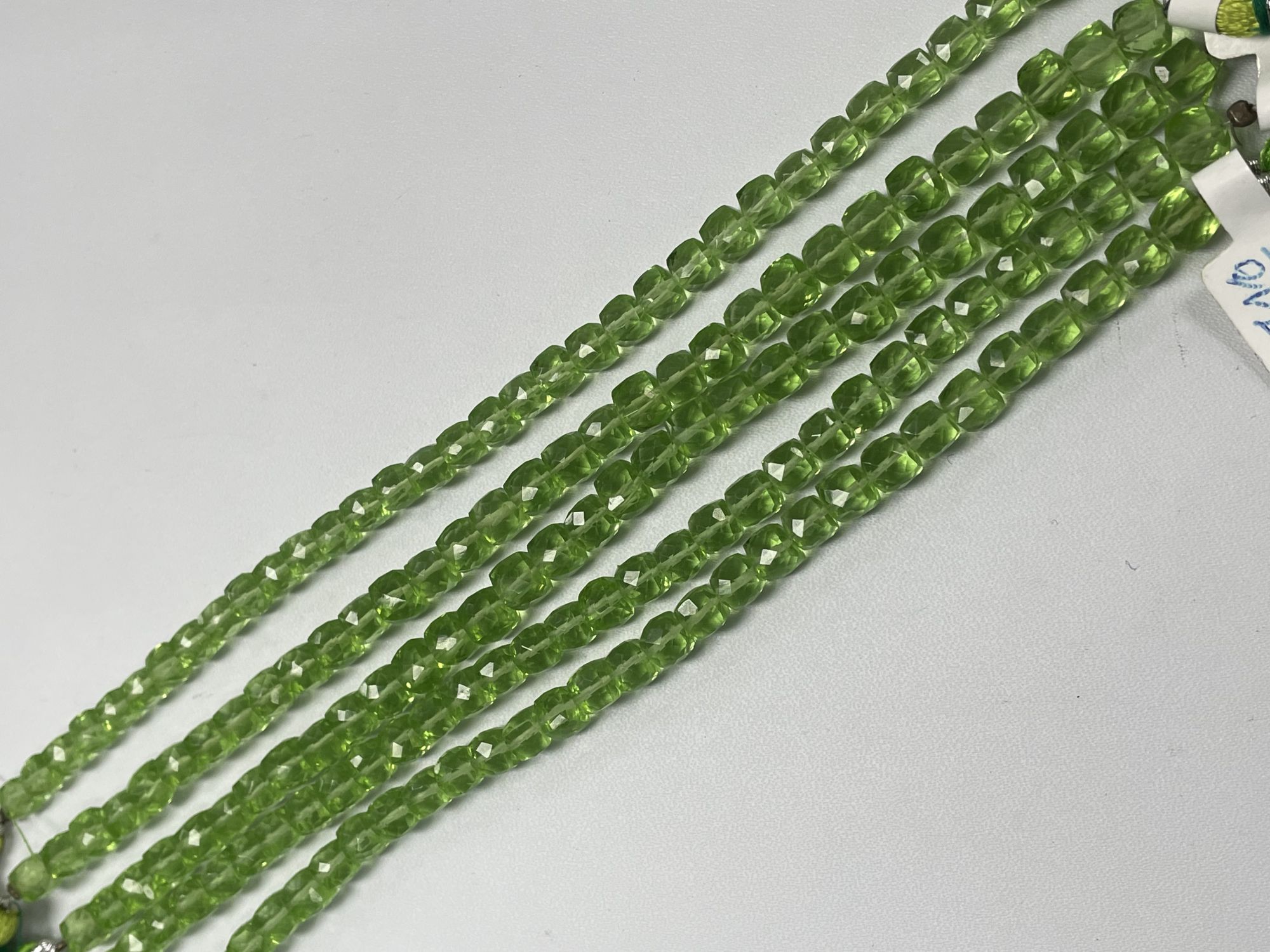 Neon Hydro Quartz Cube Faceted