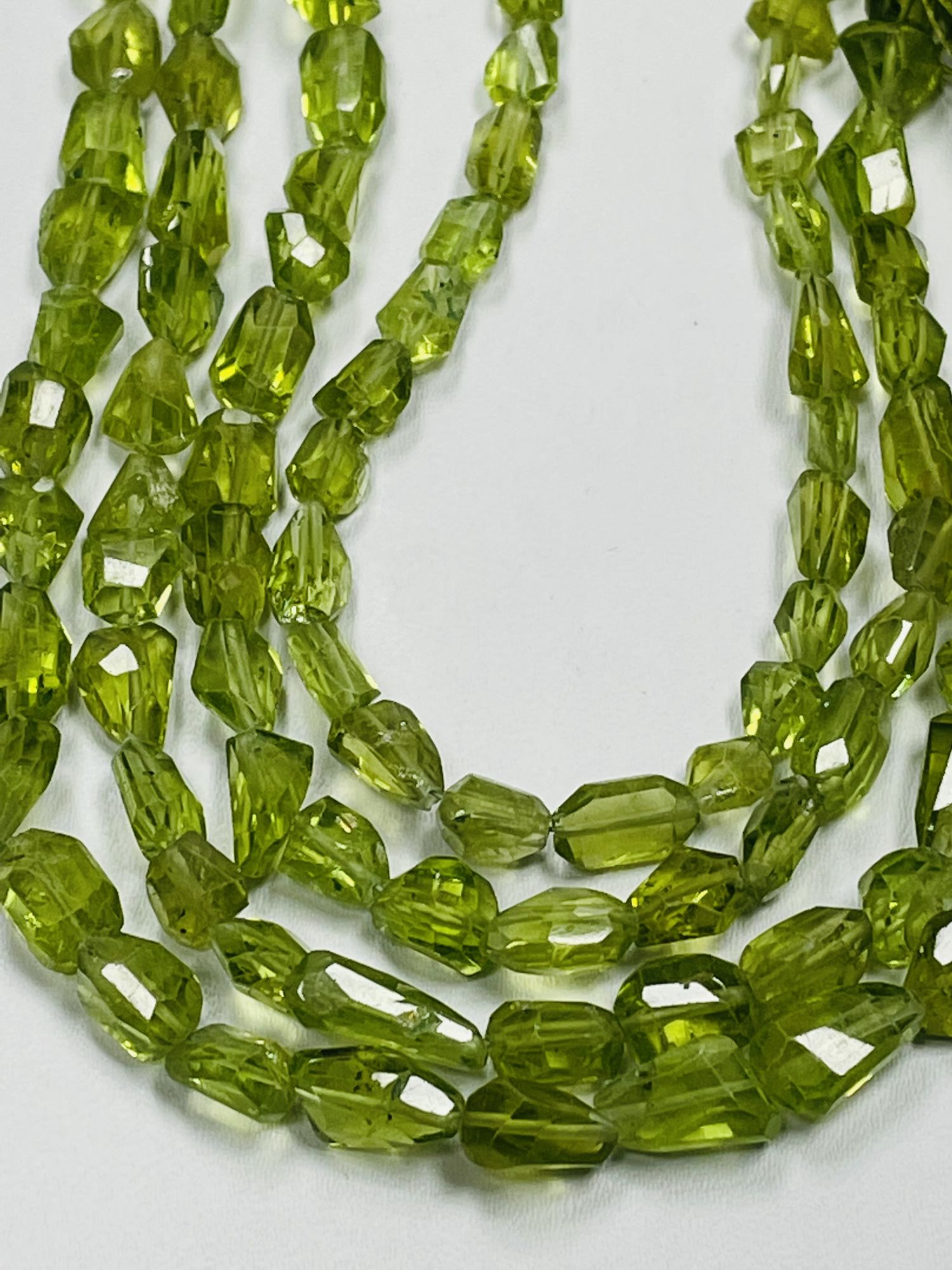 Peridot Nugget Faceted