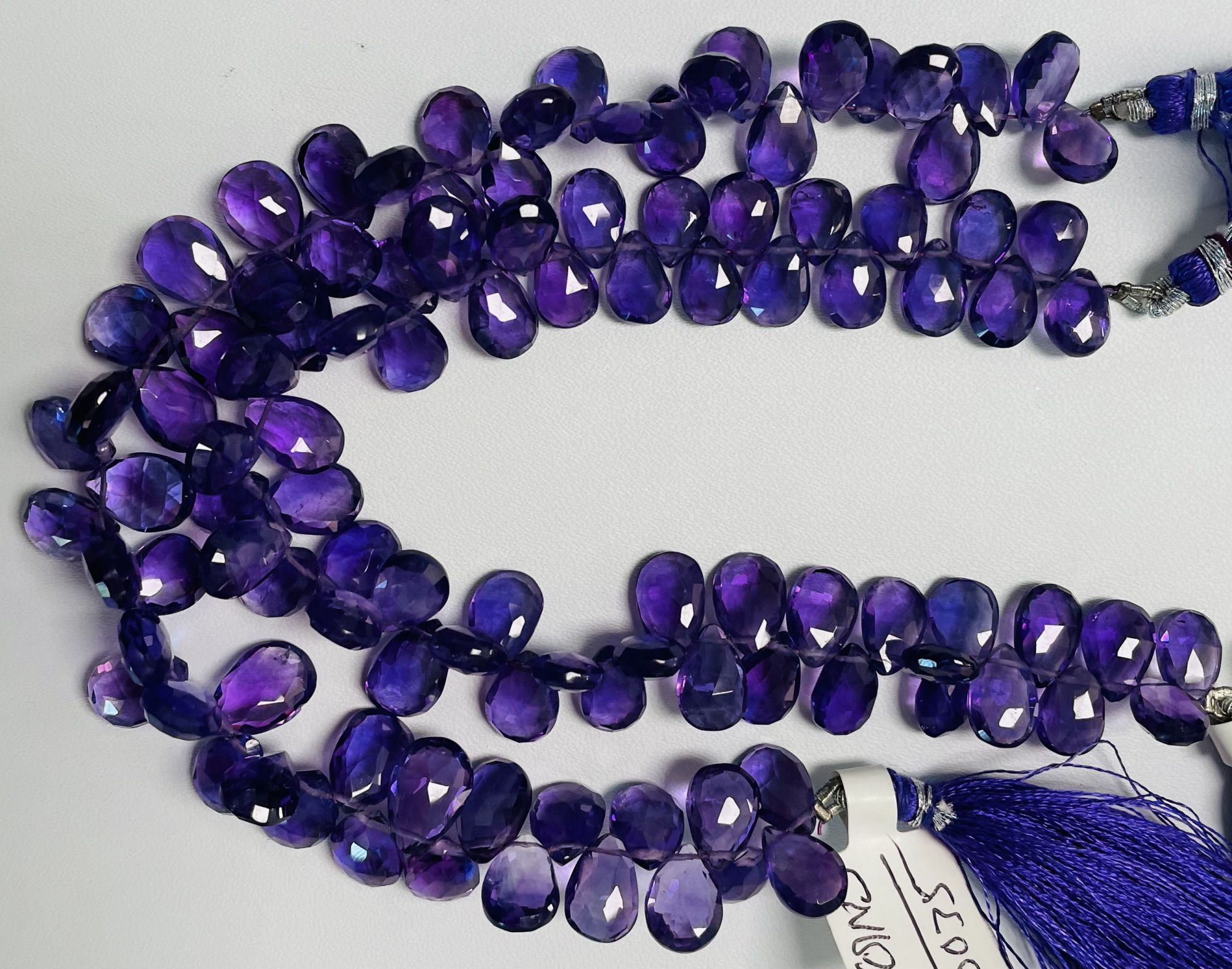 Purple Amethyst Pear Faceted