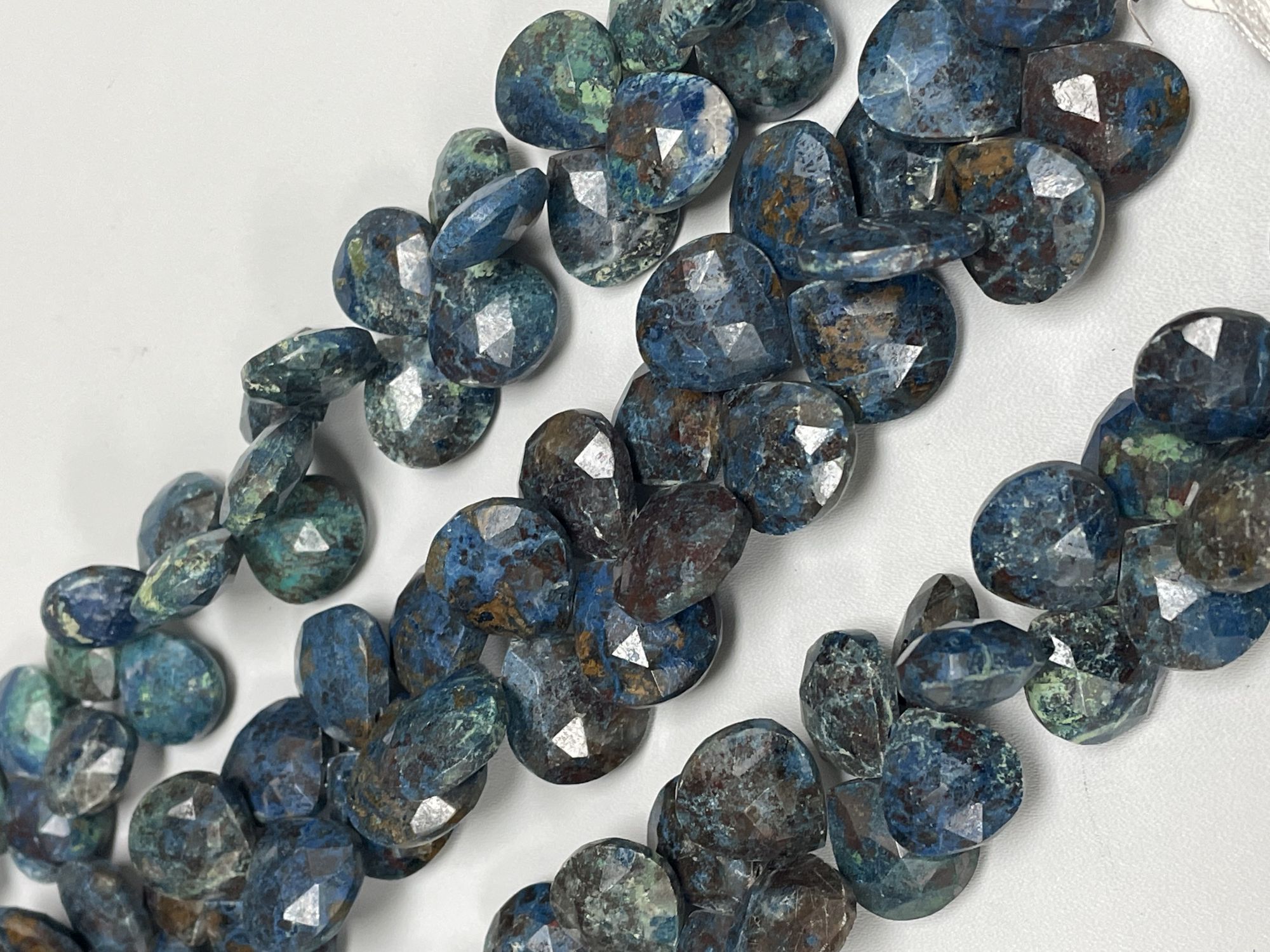 Chrysocolla Heart Faceted