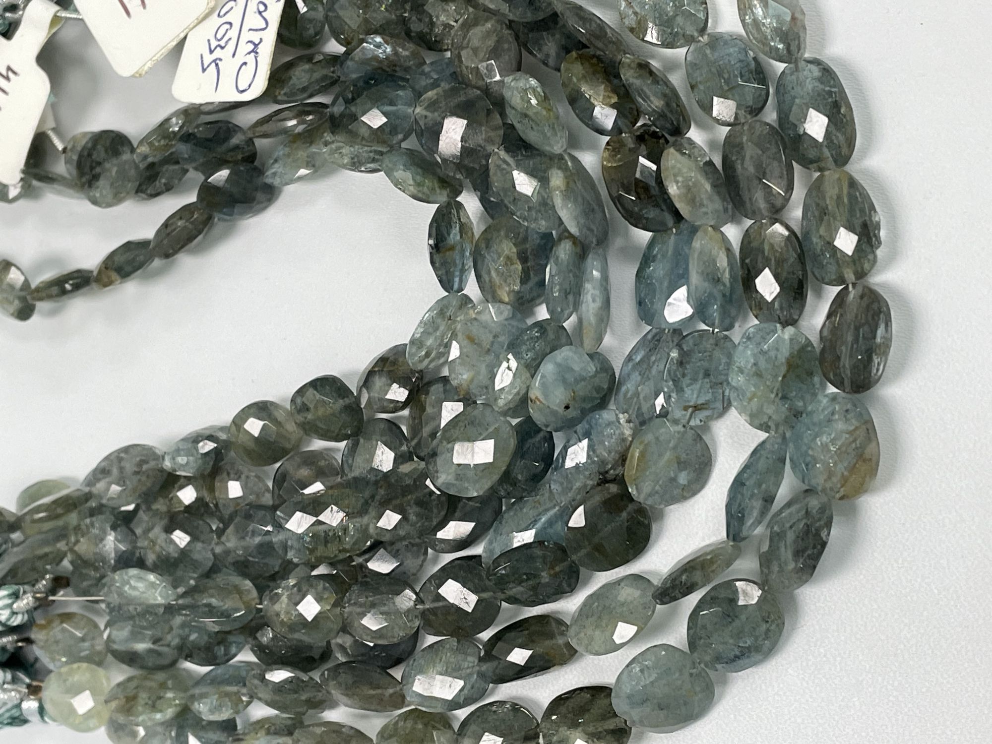 Moss Aquamairne Nugget Faceted