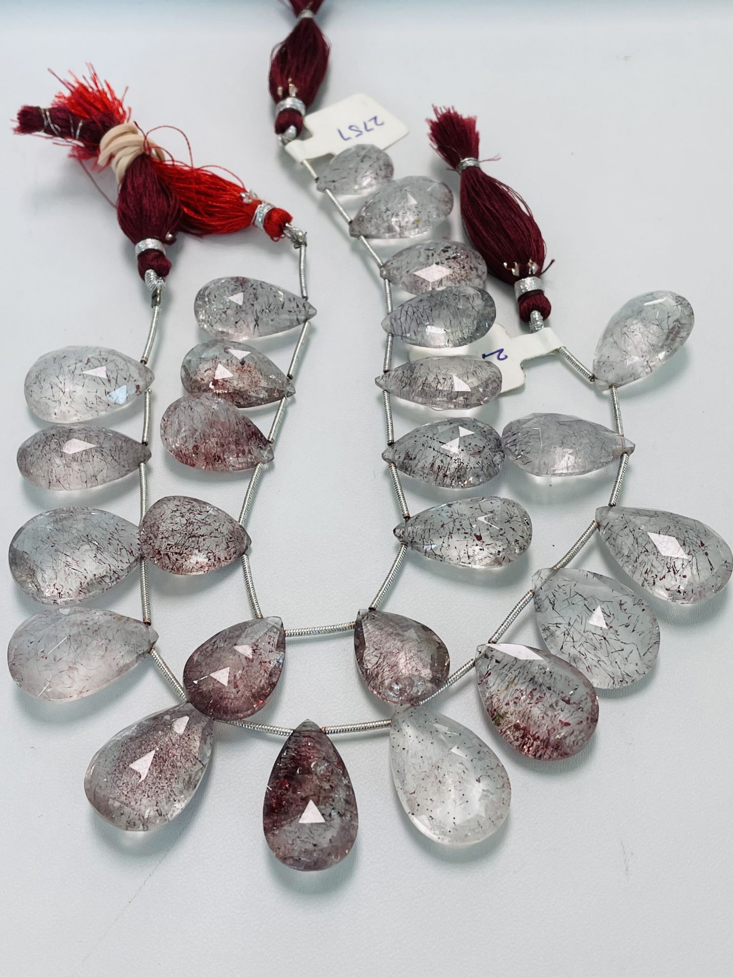 Moss Amethyst Pear Faceted