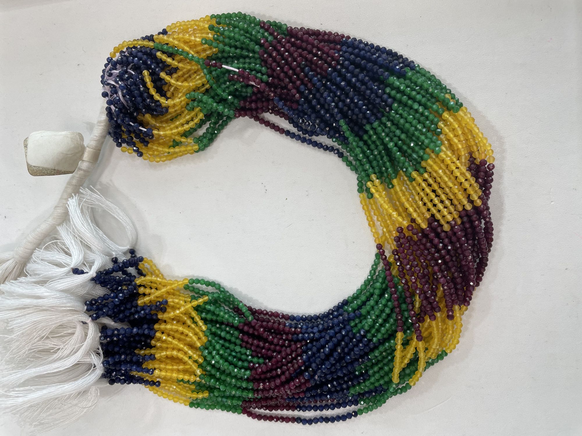 Multi Stones Rondelle Faceted