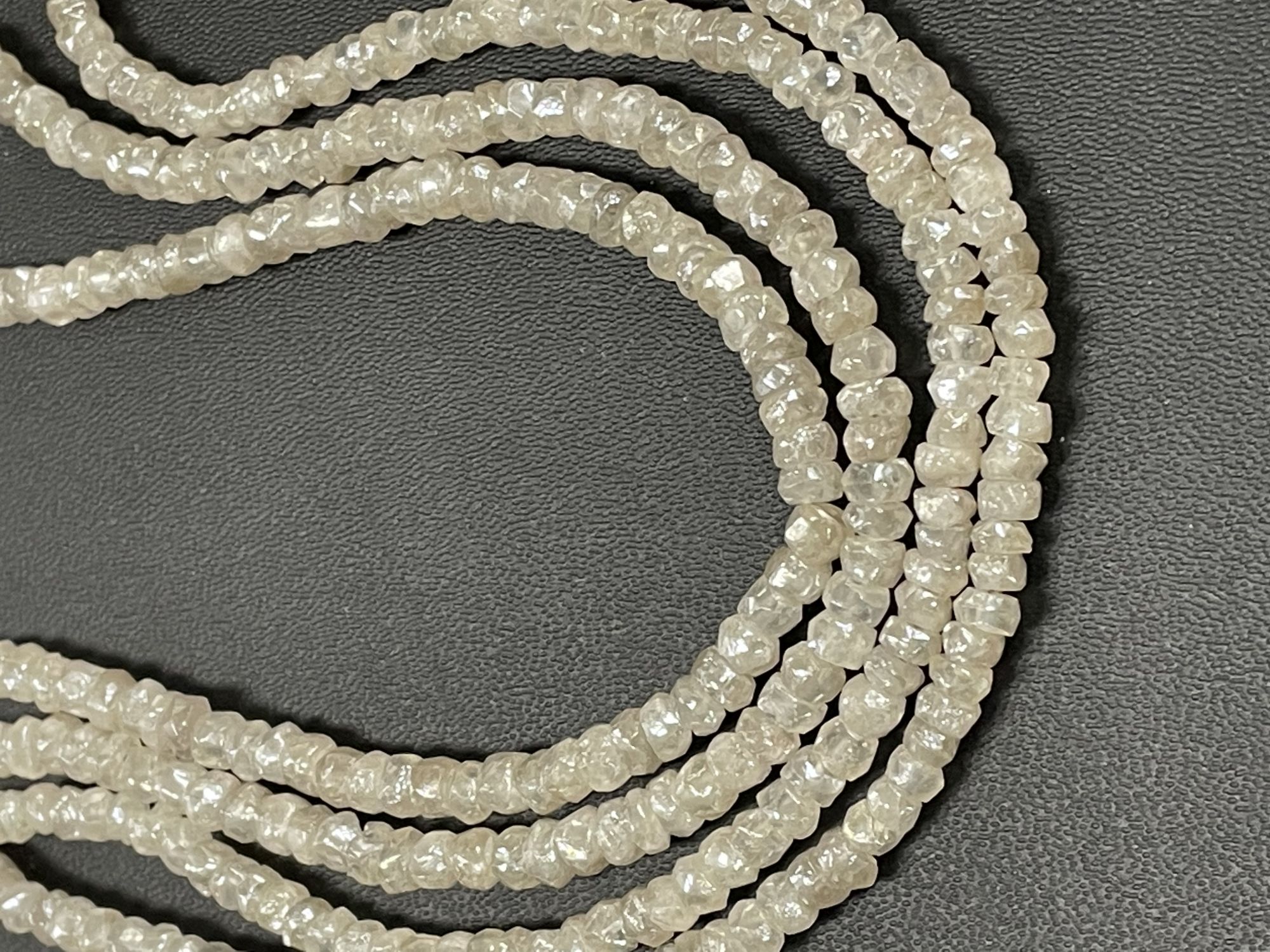 Zircon Rondelle Organic Cut Faceted