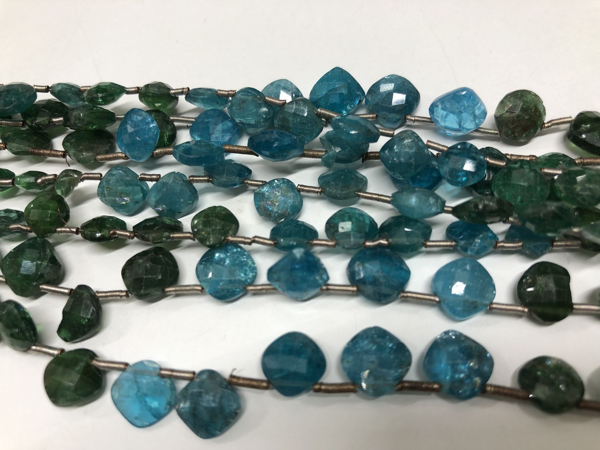 Apatite Cushions Faceted