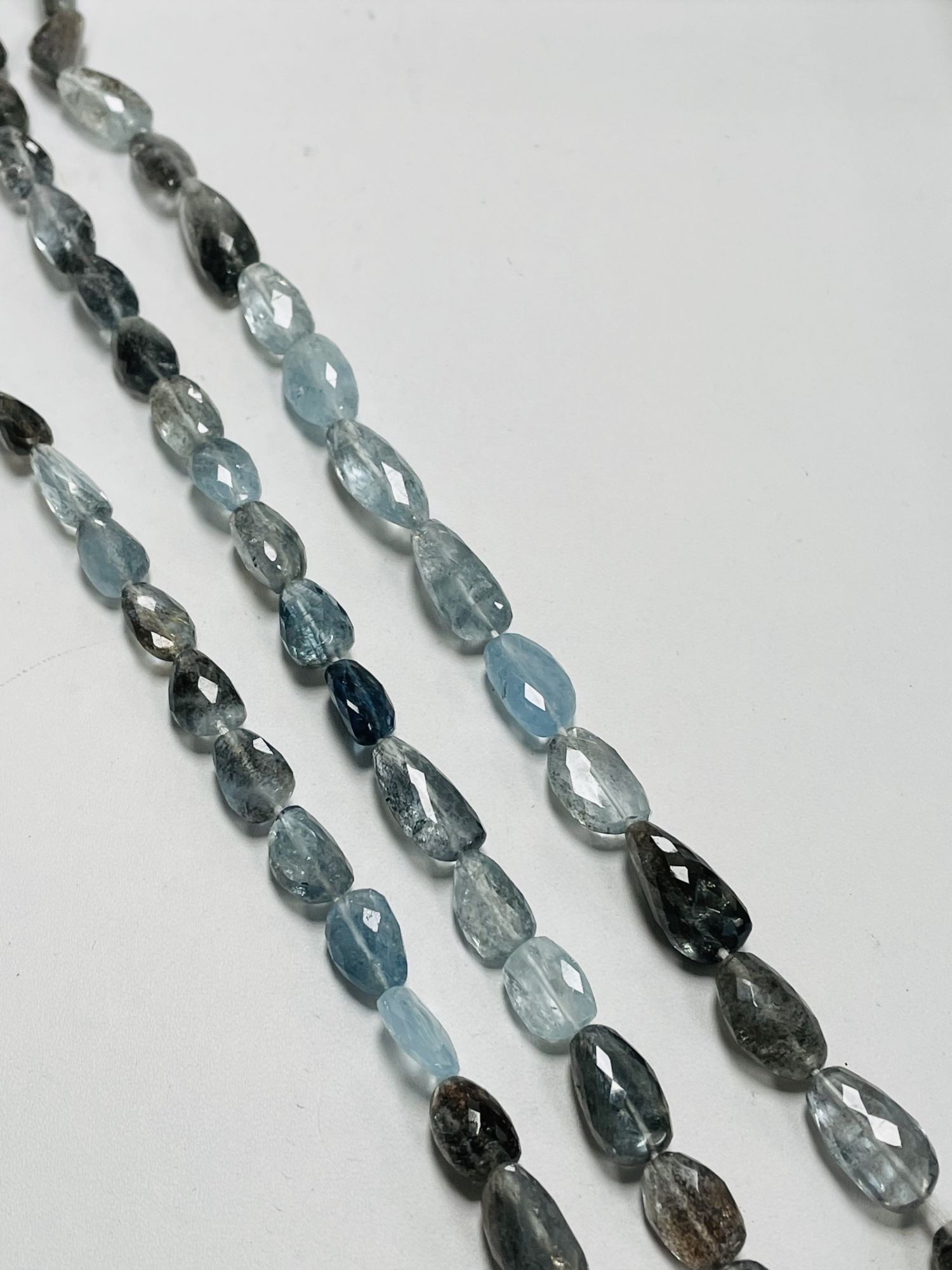 Copper Aquamarine Nugget Faceted