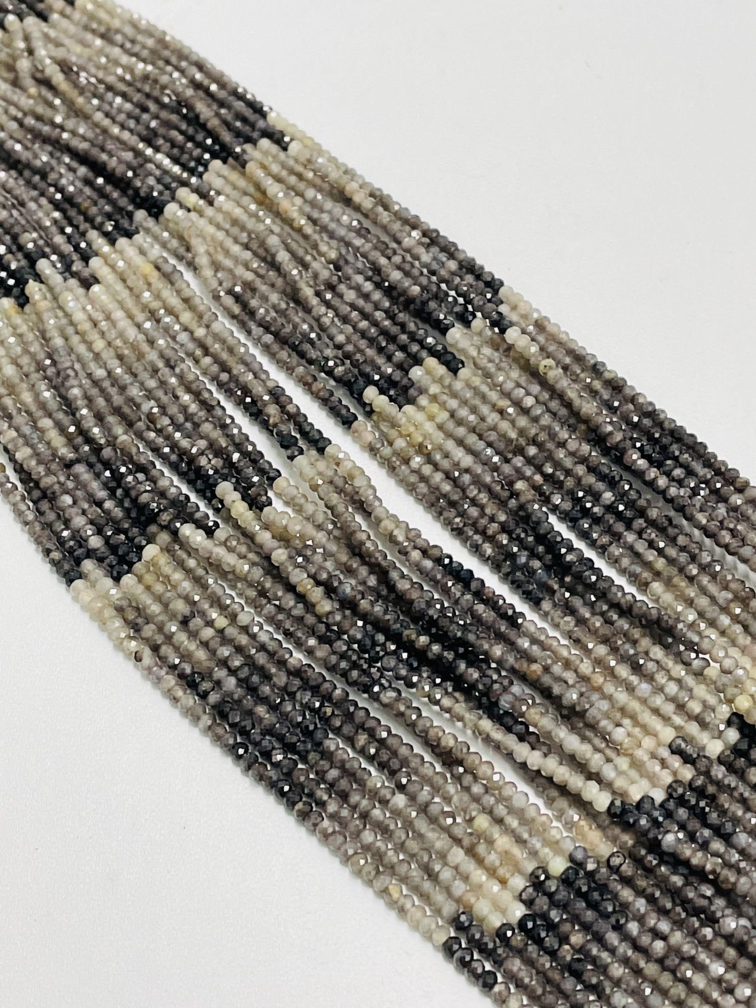 Shaded Sapphire Rondelle Faceted