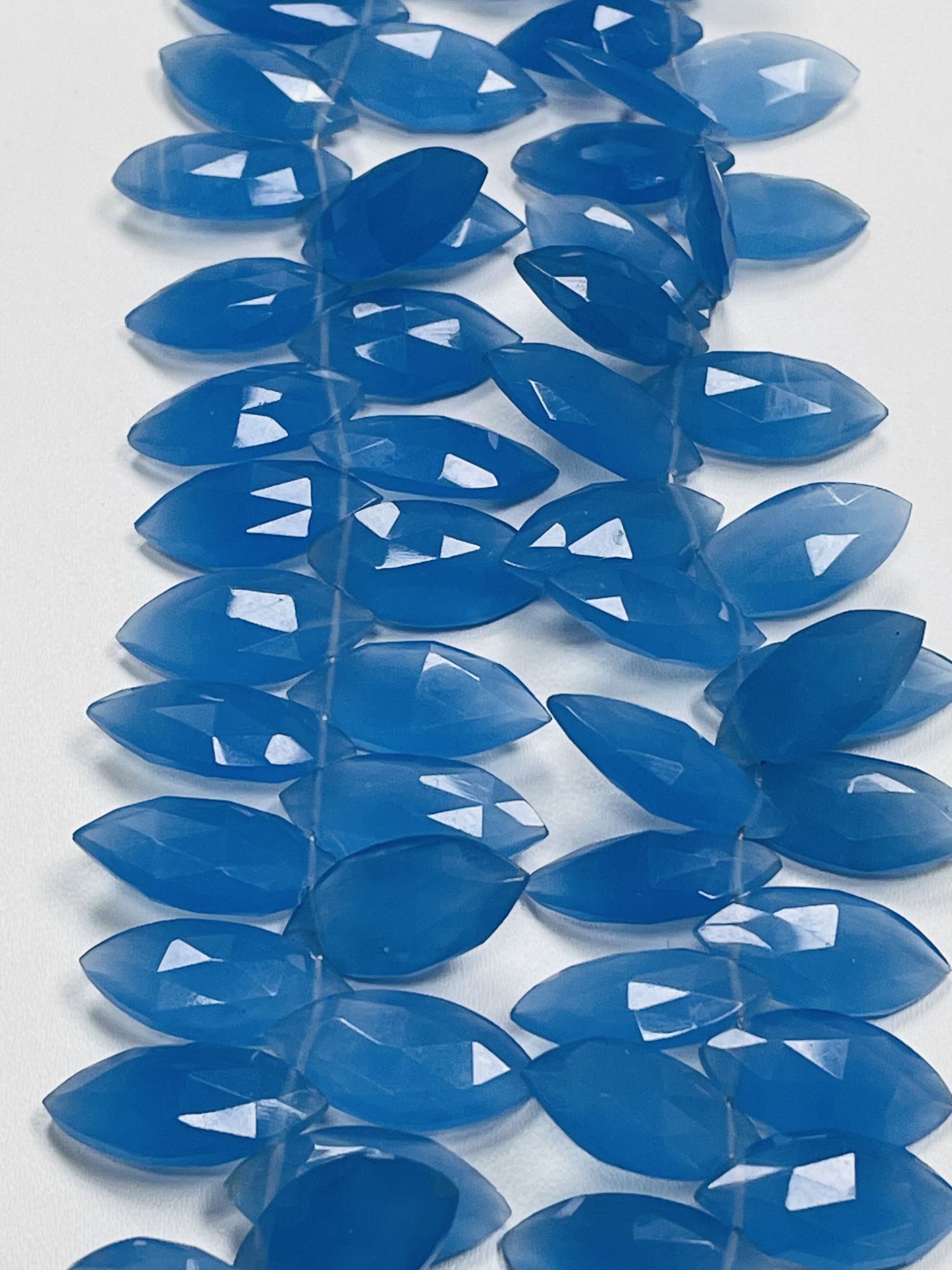 Blue Chalcedony Marquise Faceted
