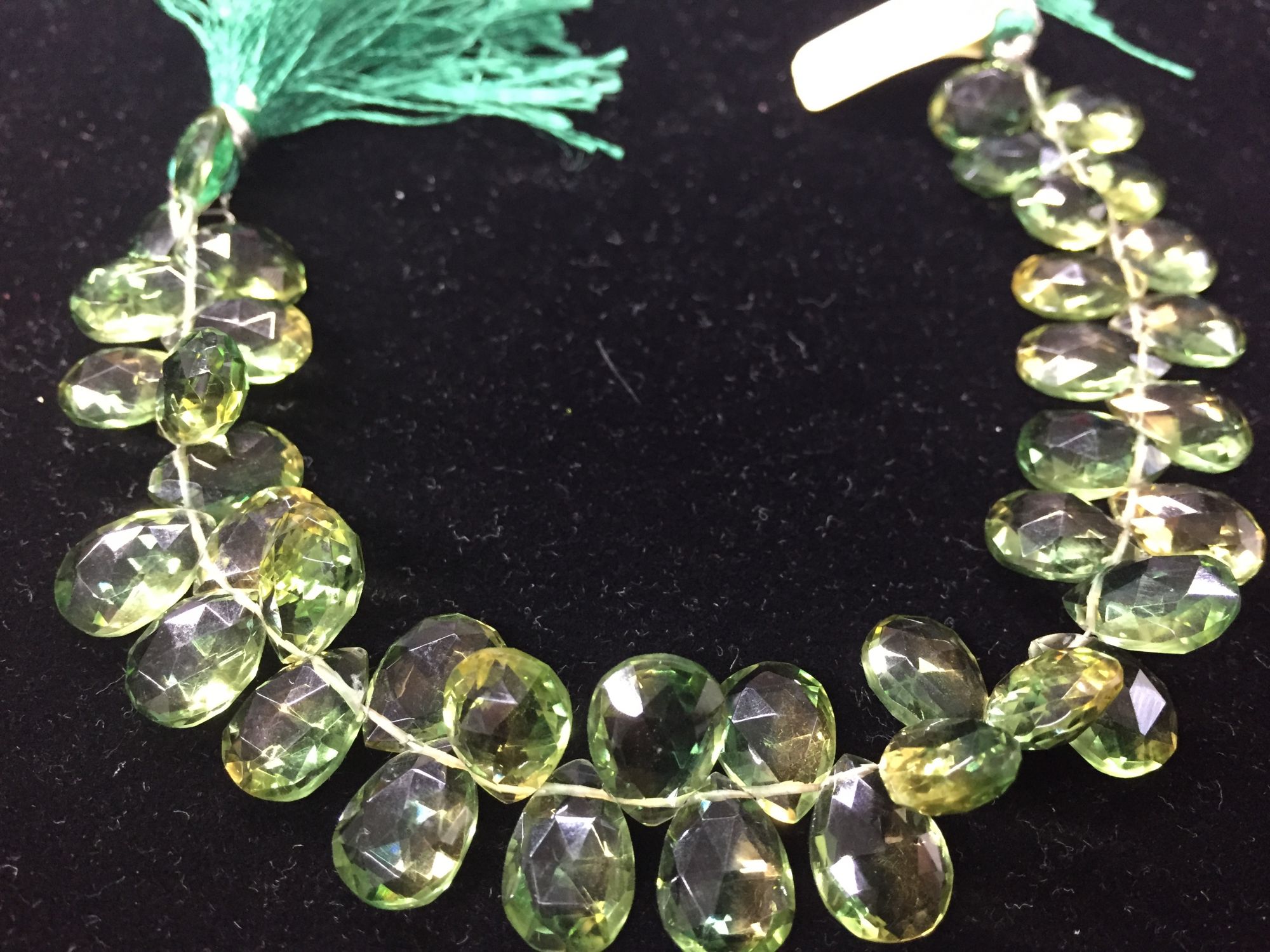 Bio Hydro Quartz Pear Faceted