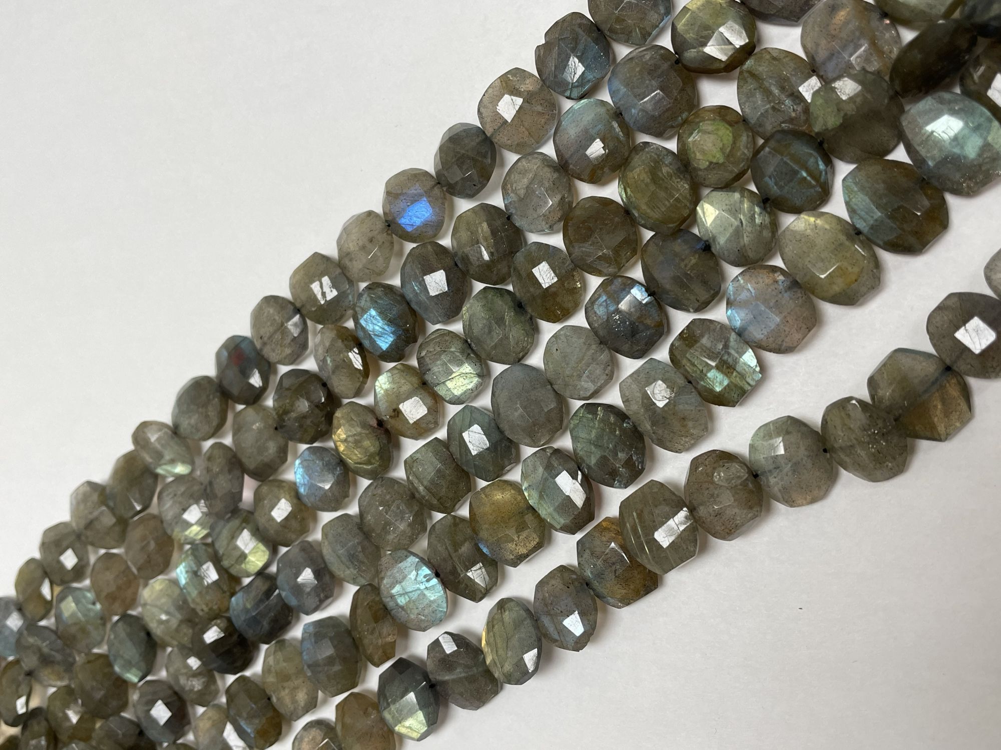 Labradorite Barrel Faceted