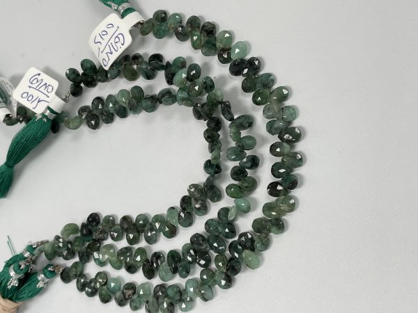 Brazilian Emerald Pear Faceted