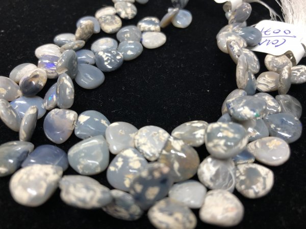 Lightning Ridge Australian Opal Hearts Smooth