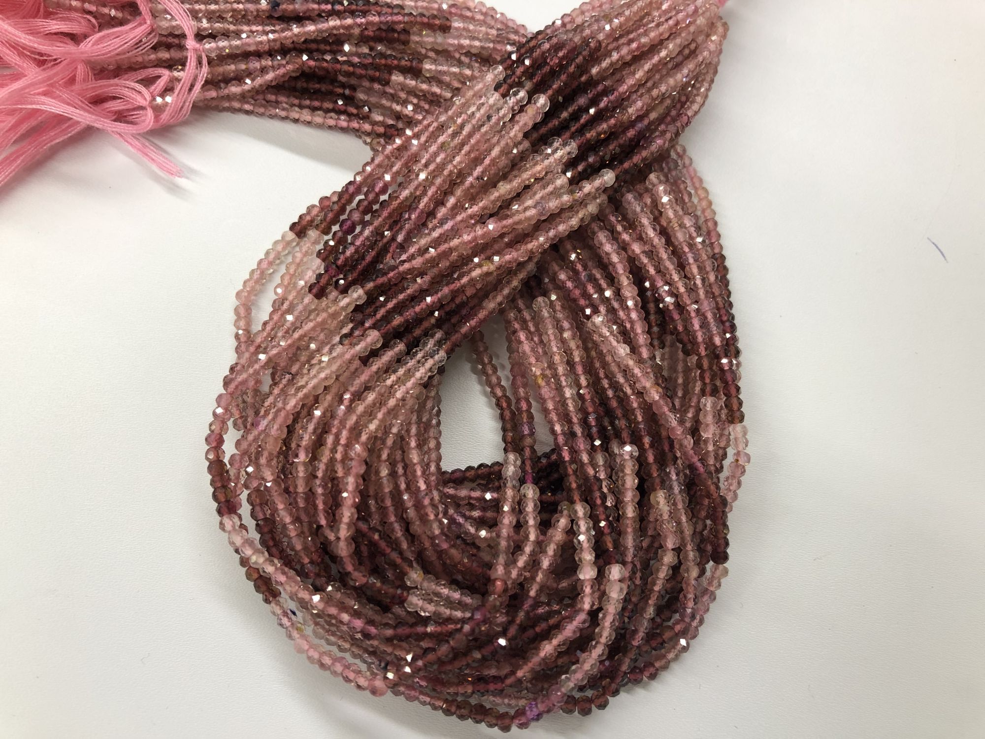 Natural Tourmaline Rondelles Faceted