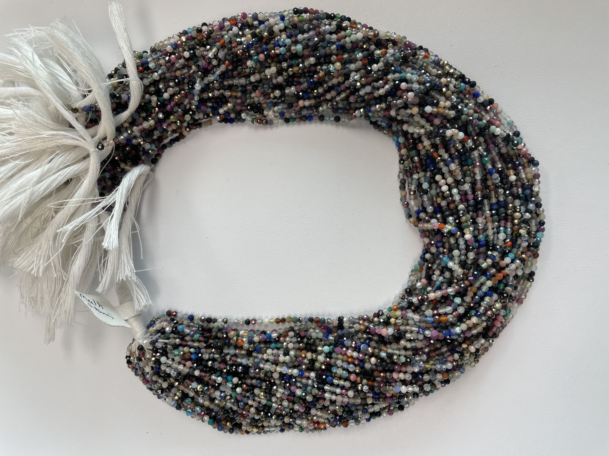 Multi Stone Rondelle Faceted