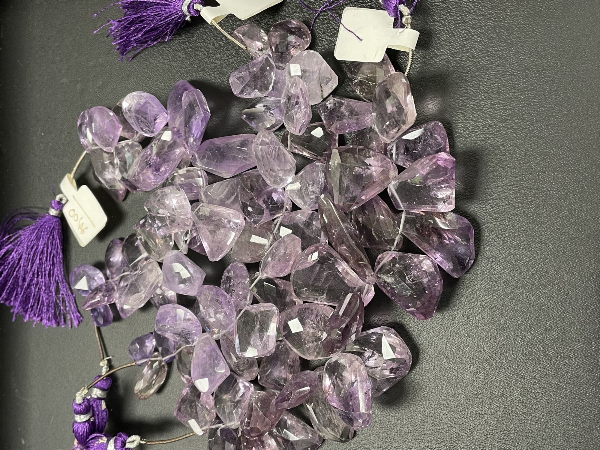 Pink Amethyst Funky Cut Faceted