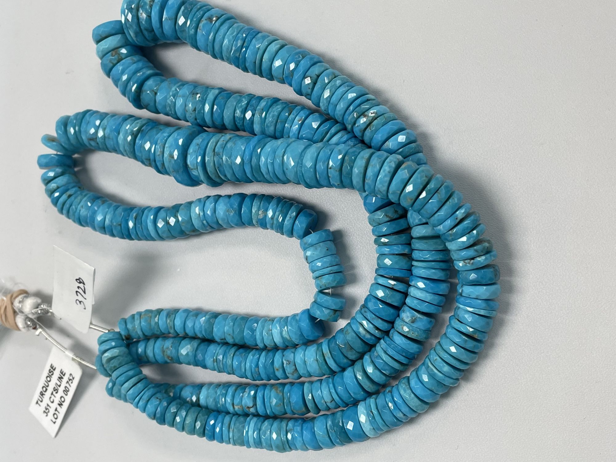Turquoise Tire Faceted