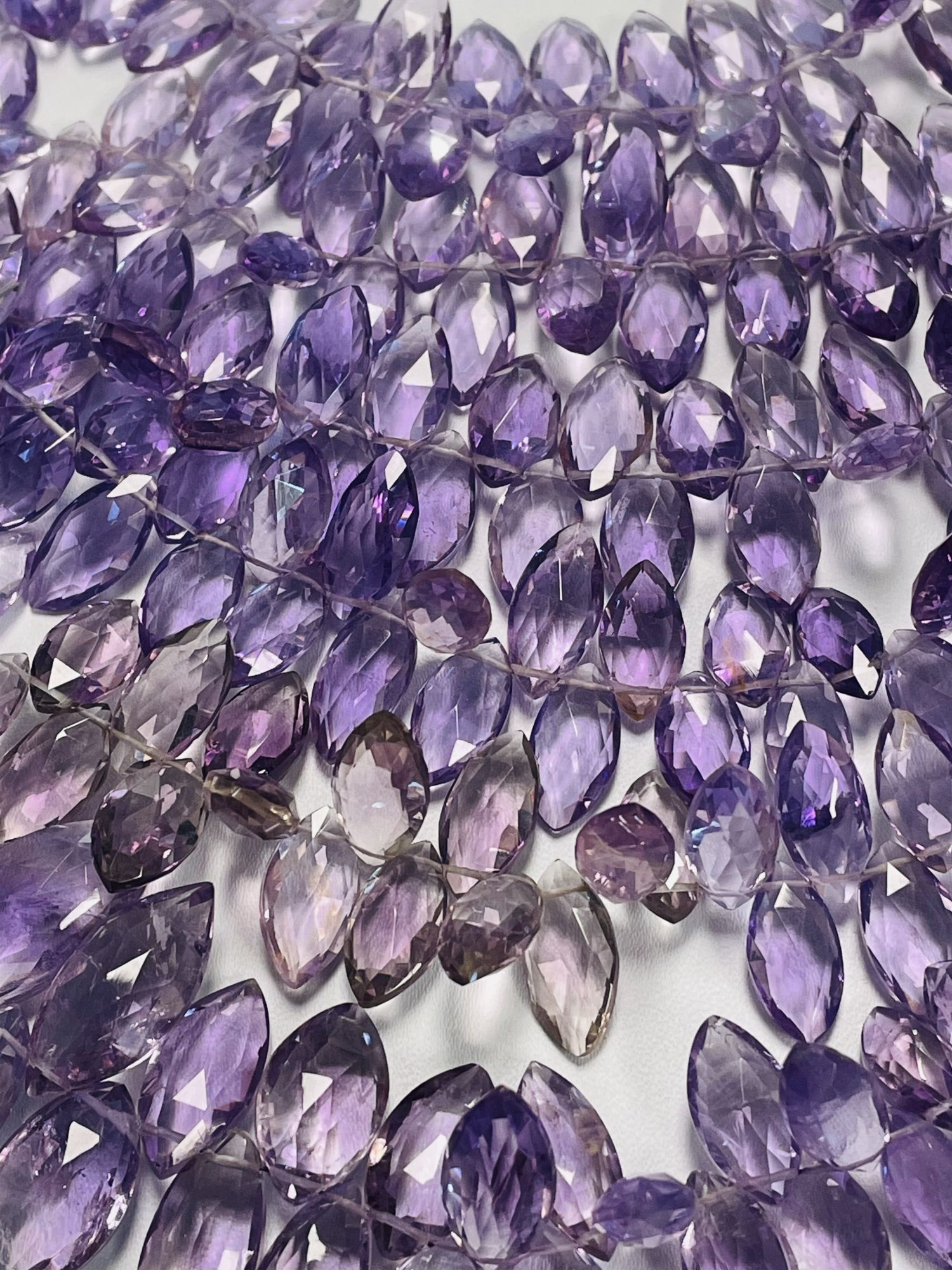 Purple Amethyst Marquise Faceted