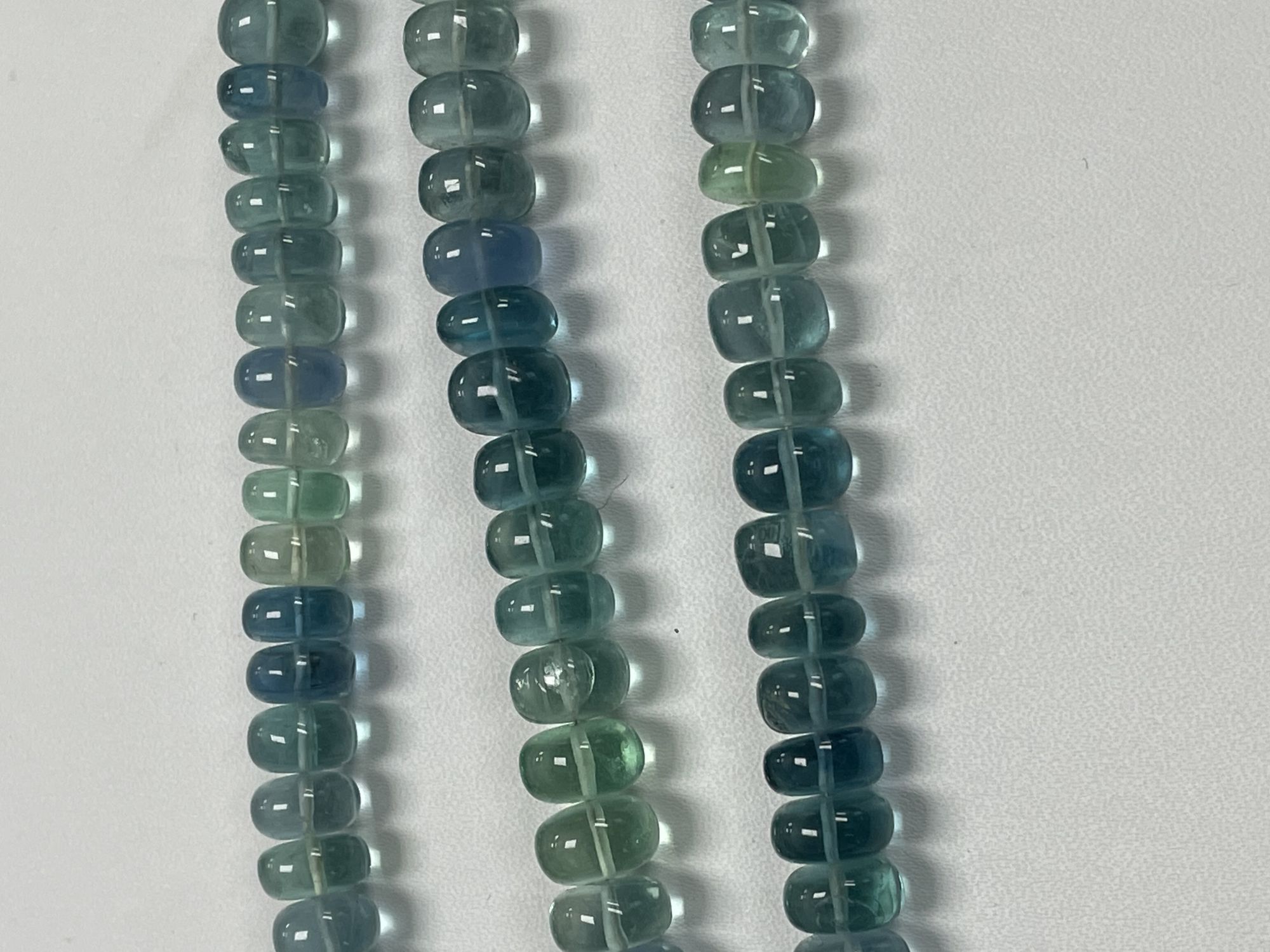 Fluorite Rondelle Smooth