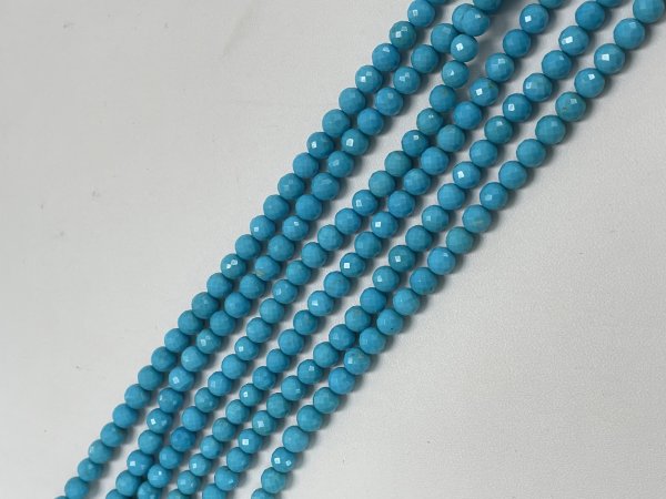 Turquoise Round Faceted