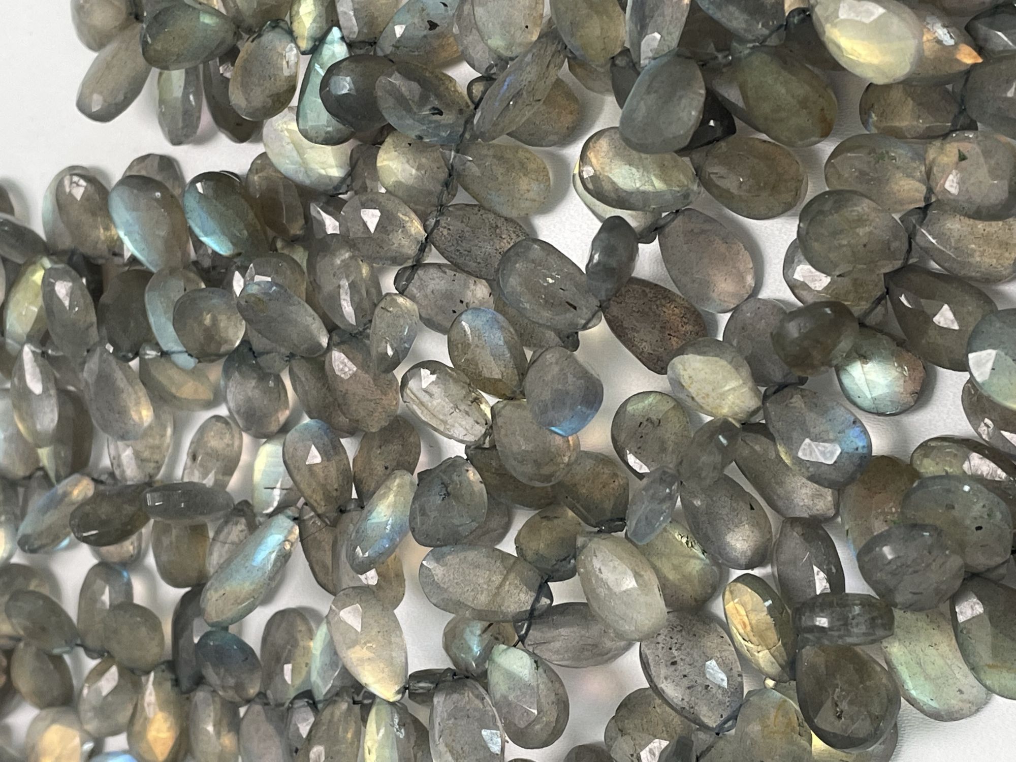 Labradorite Pear Faceted