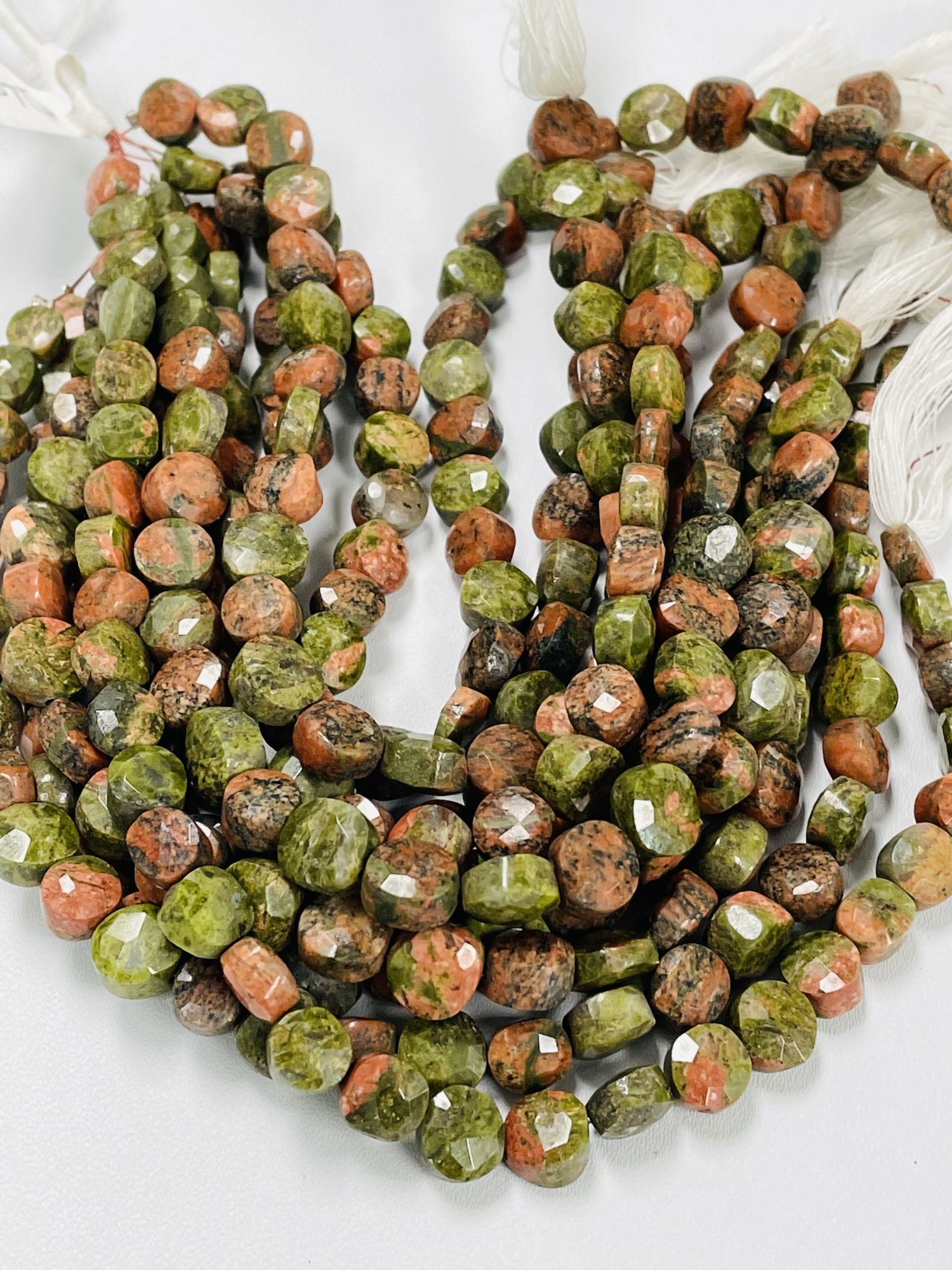 Jasper Coin Faceted