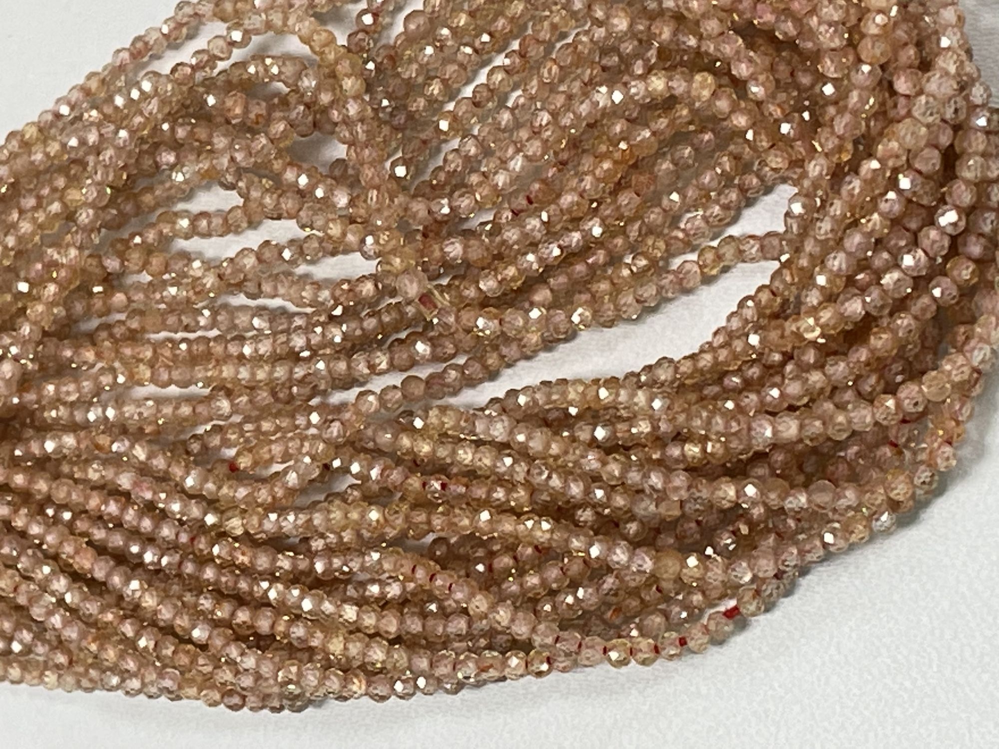 Natural Zircon Rondelle Faceted