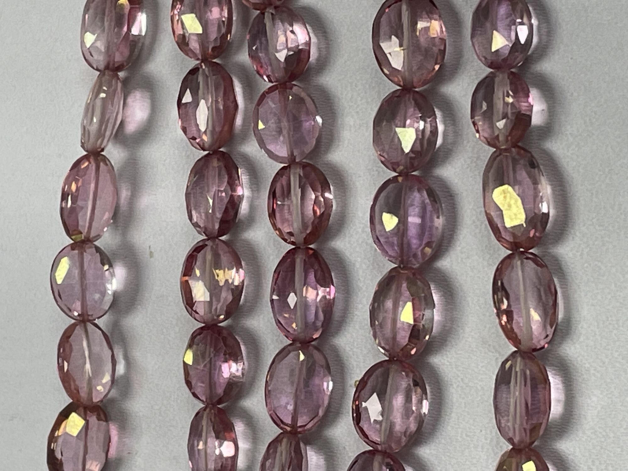 Pink Mystic Quartz Oval Faceted