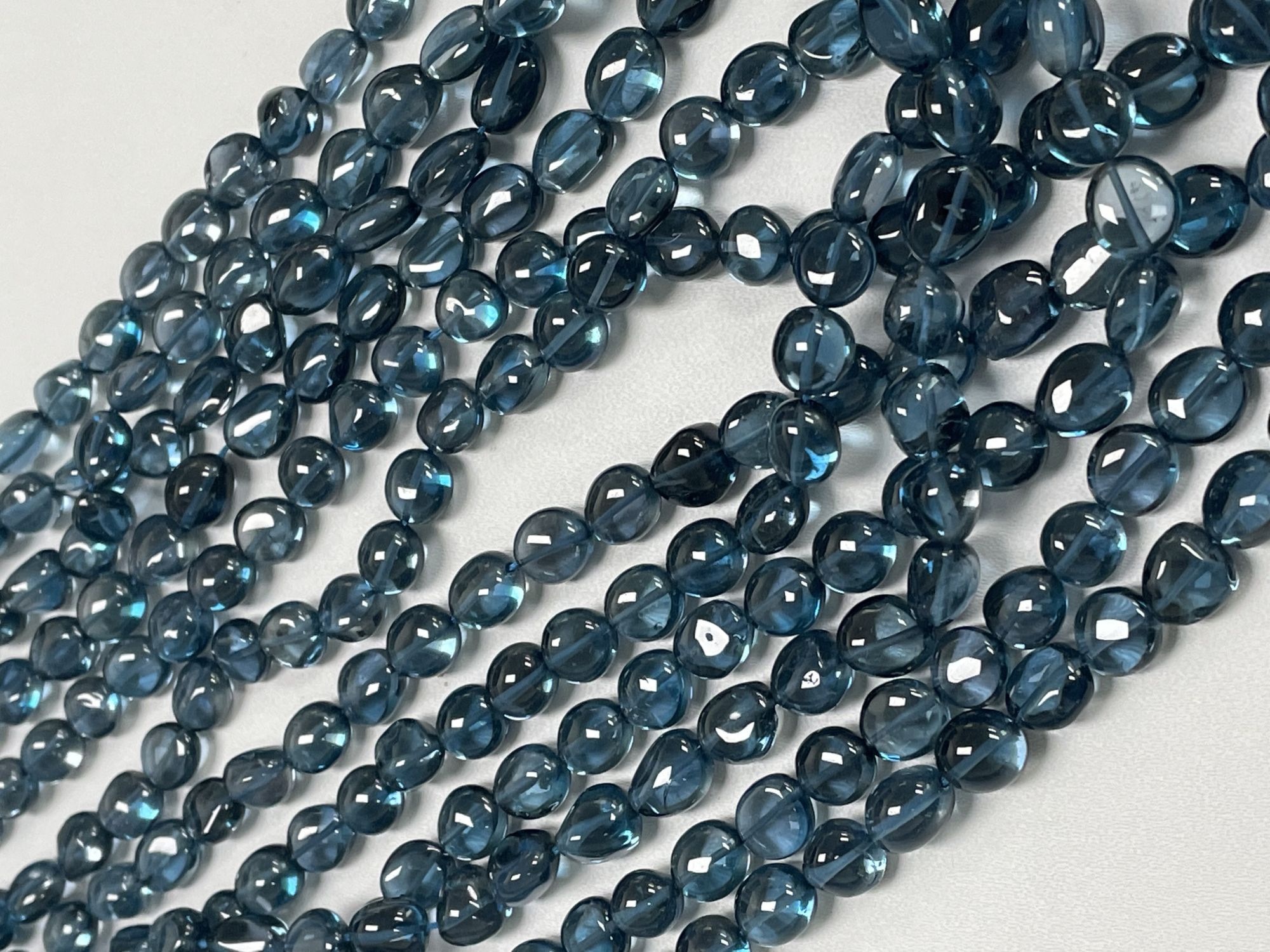 London Blue Topaz Nugget Smooth