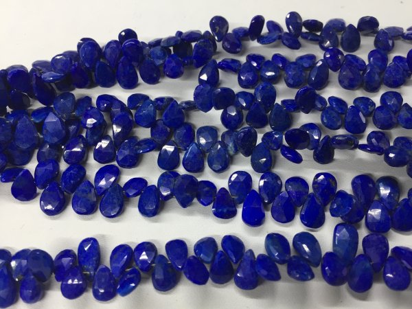 Lapis Pear Faceted