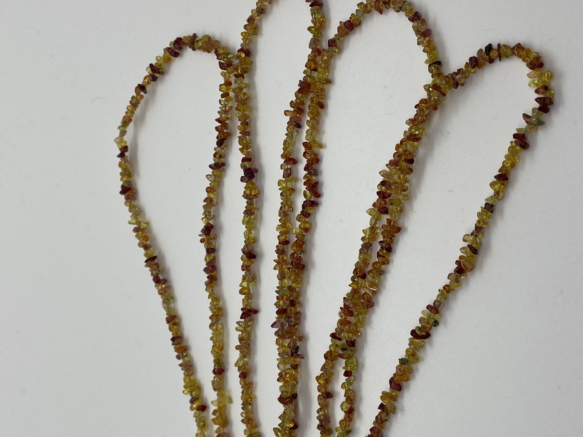 Yellow Orange Sapphire Chips