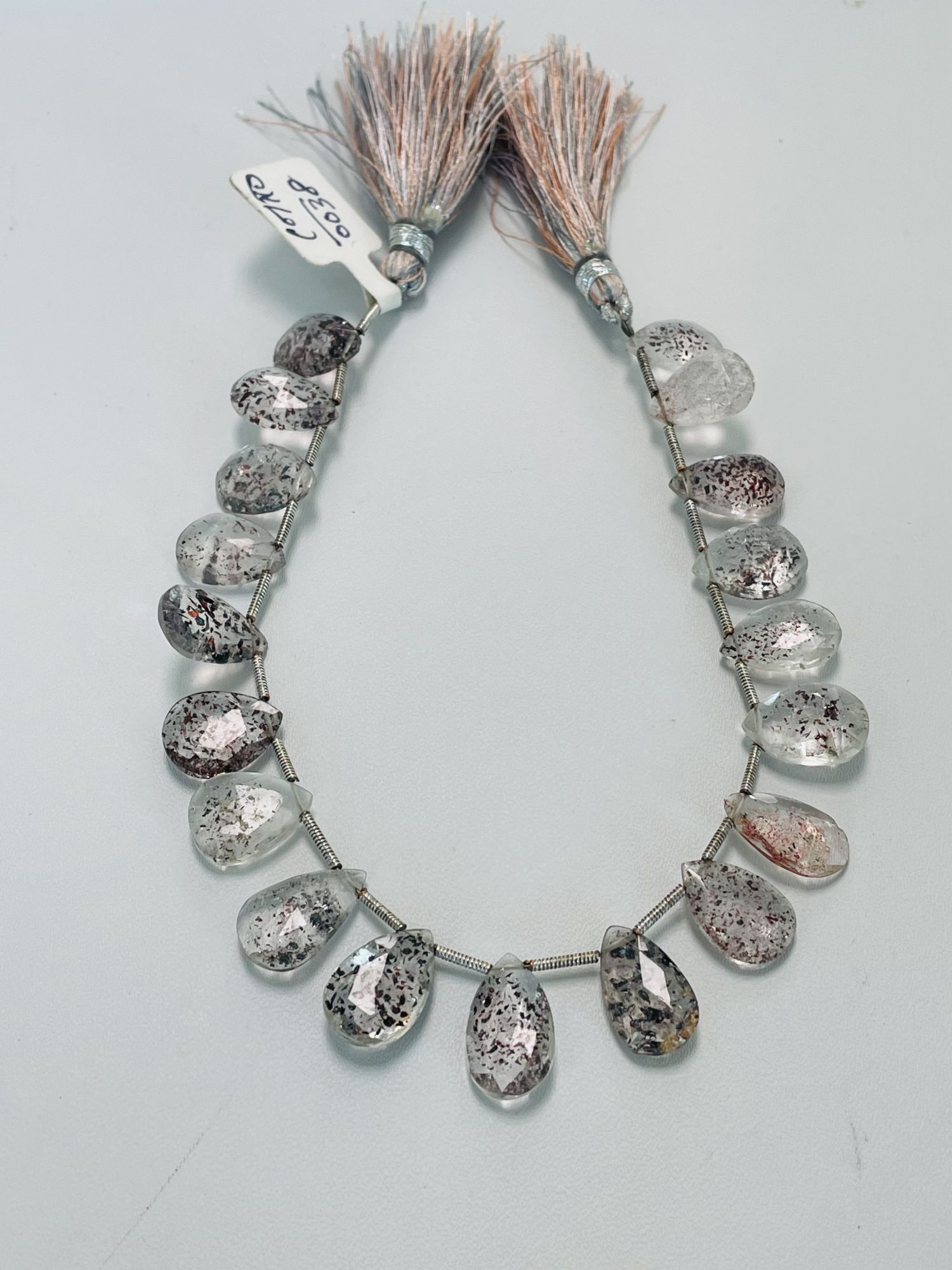 Moss Amethyst Pear Faceted