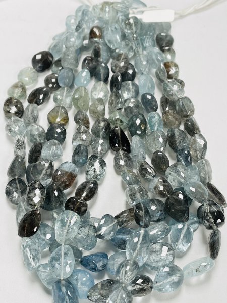Copper Aquamarine Nugget Faceted