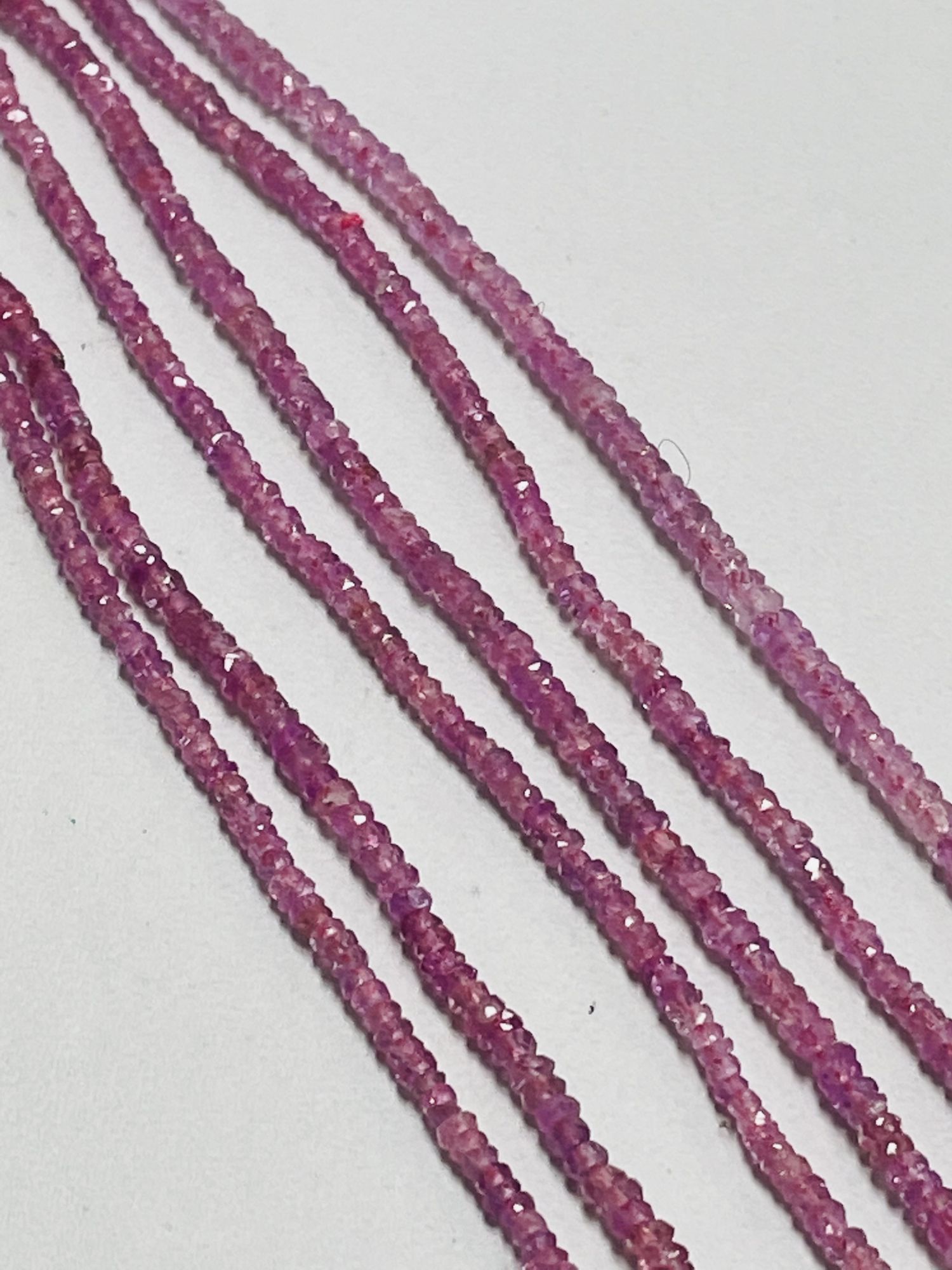 Pink Sapphire Rondelle Faceted