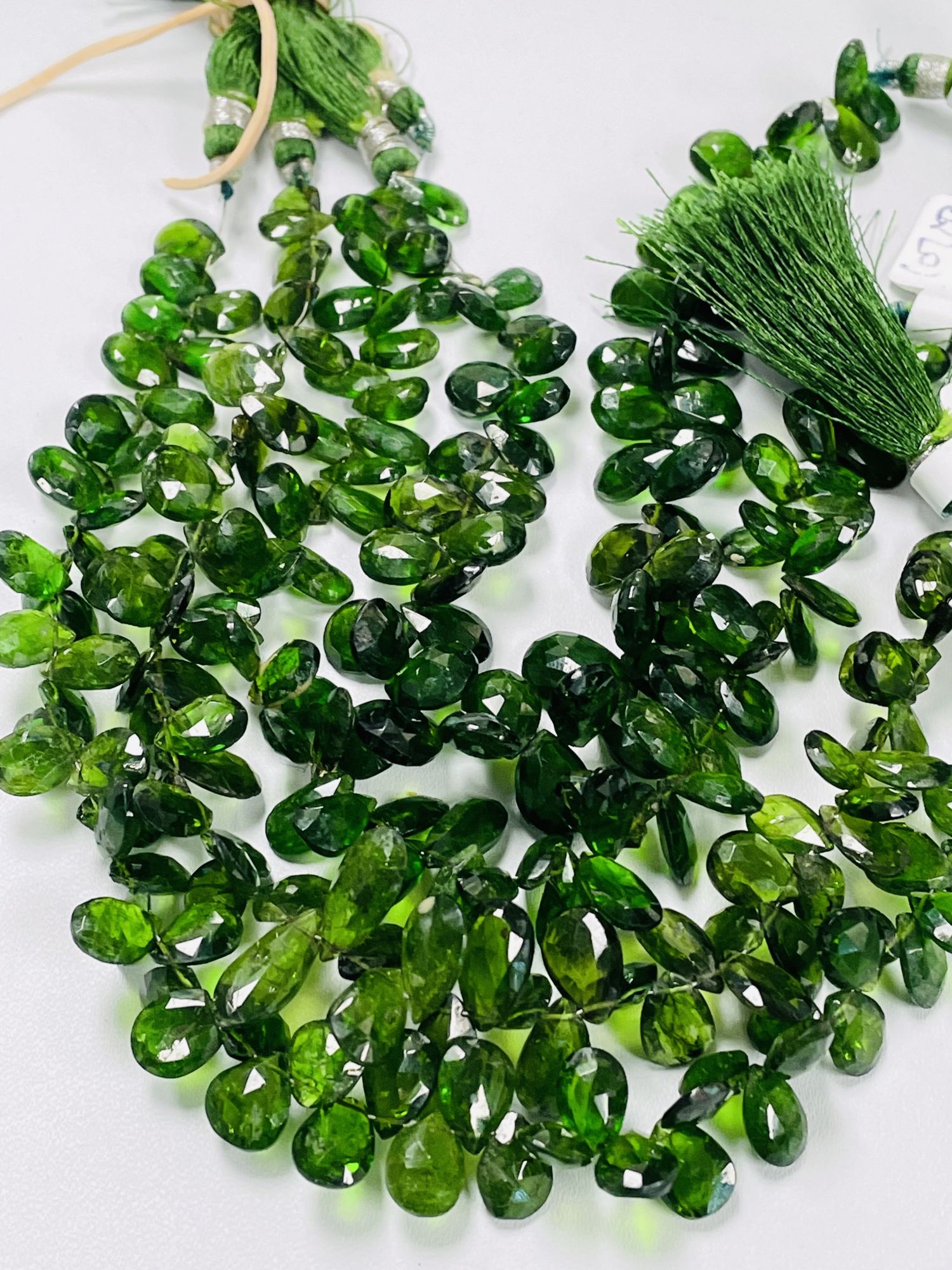 Chrome Diopside Pear Faceted
