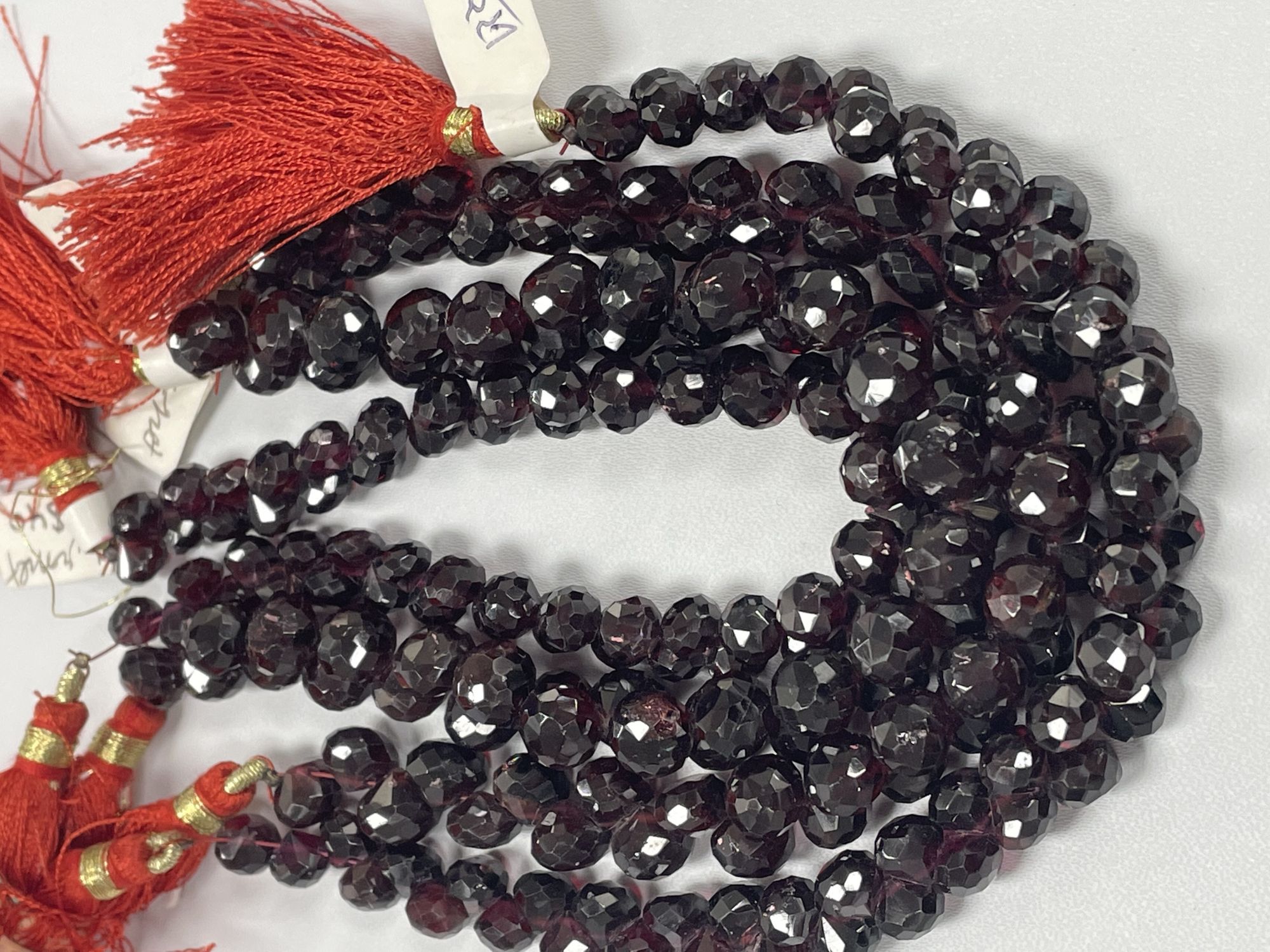 Garnet Onion Faceted