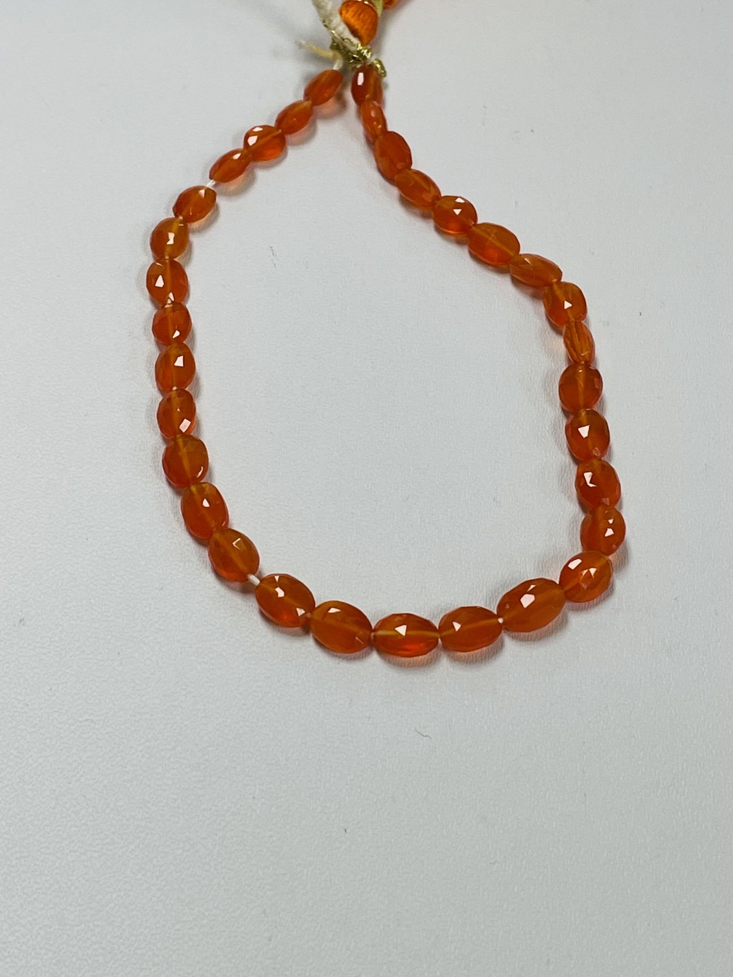 Carnelian Oval Faceted