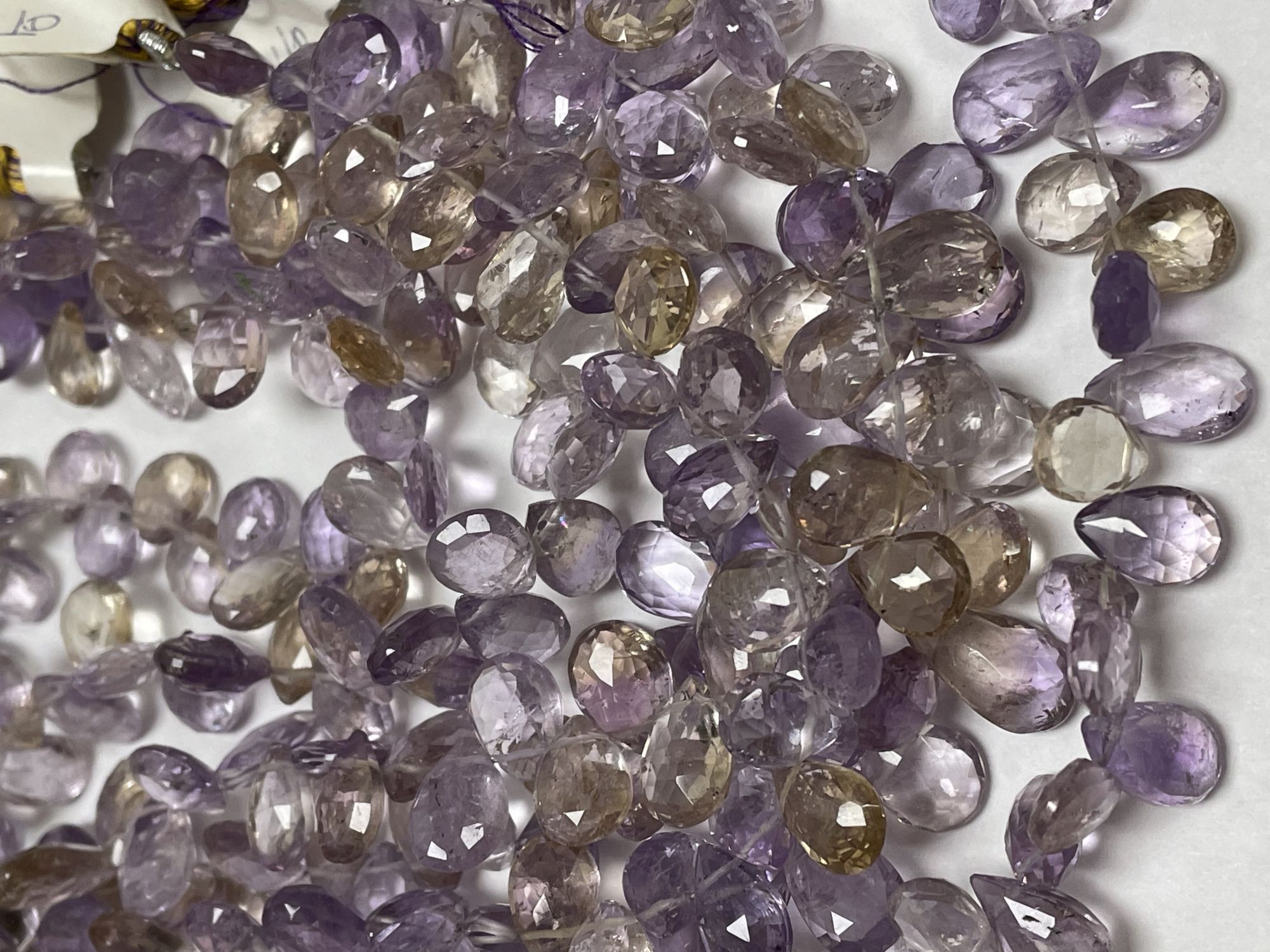 Ametrine Pear Faceted