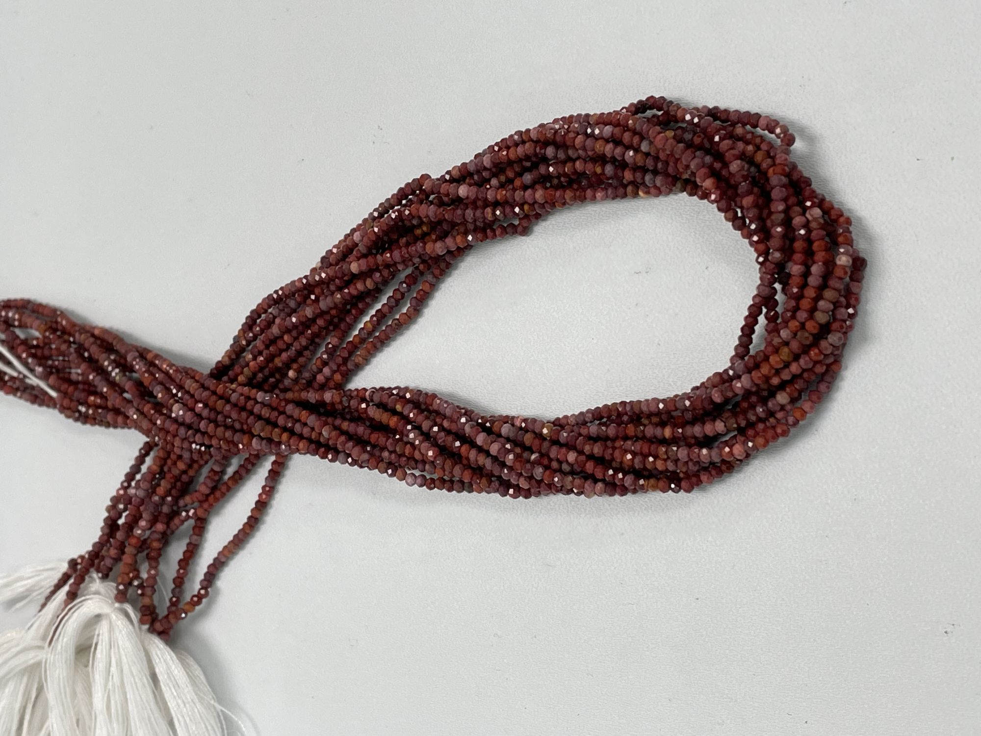 Mookaite Rondelle Faceted