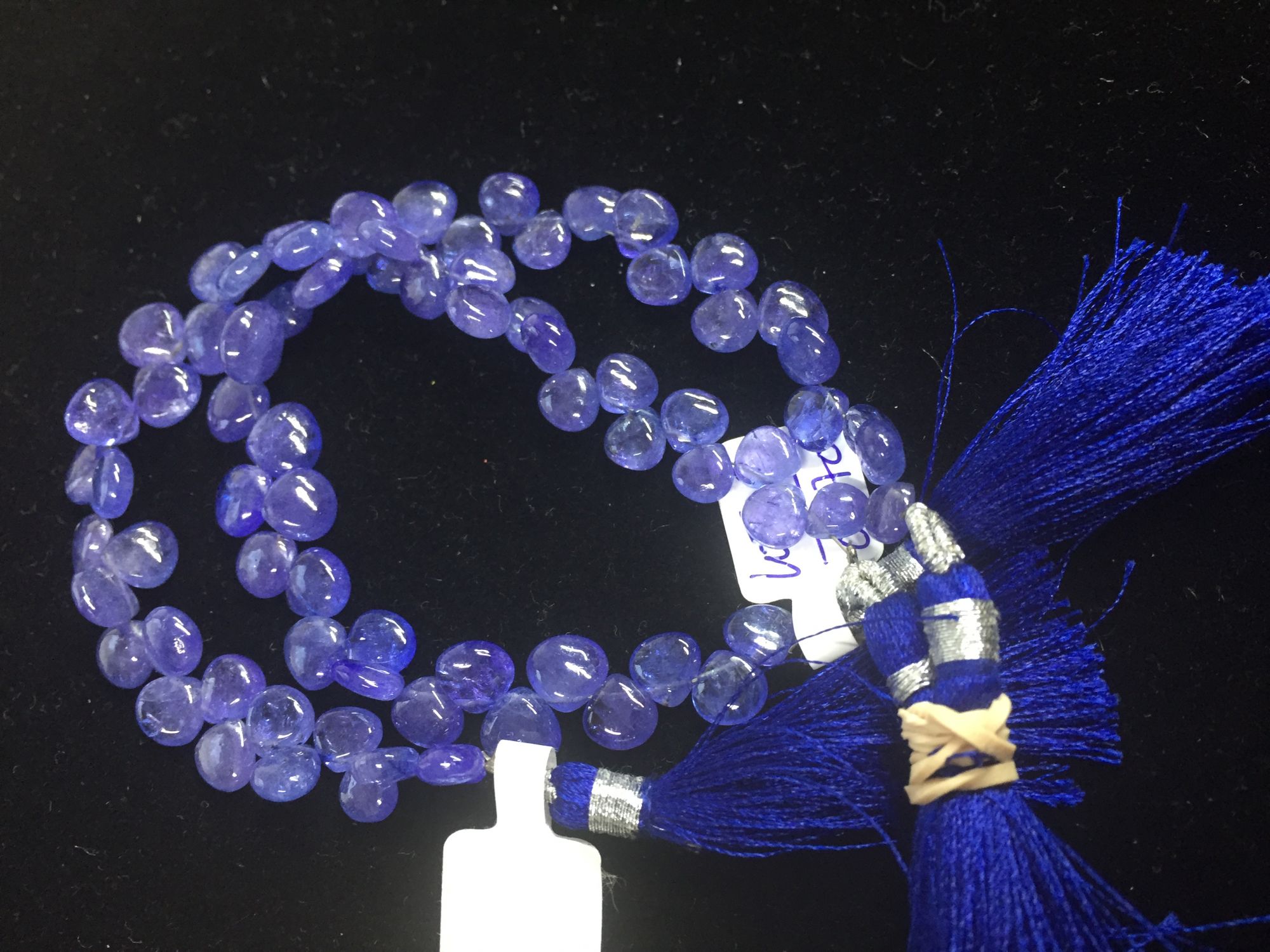 Tanzanite Hearts Smooth