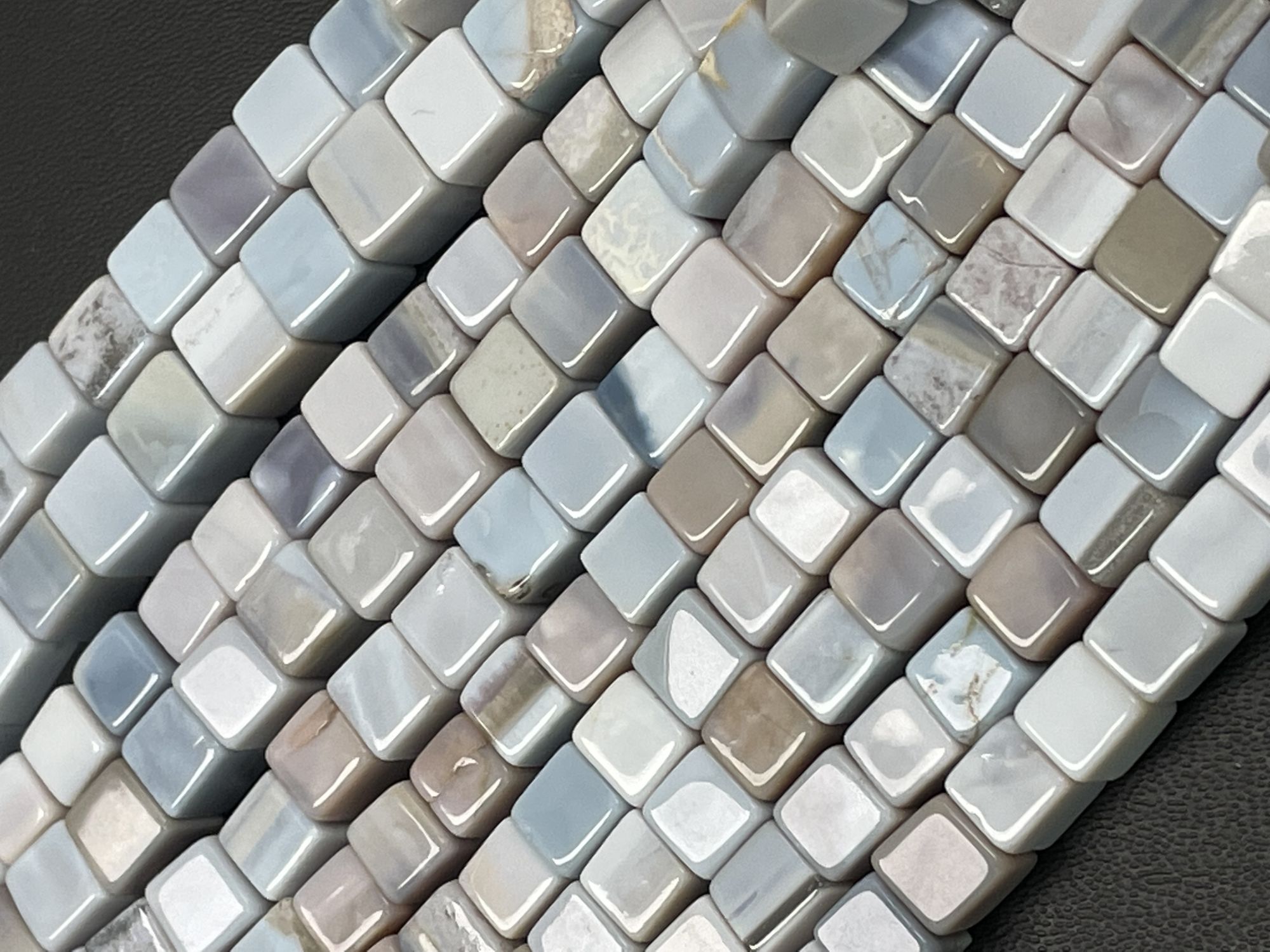 Purple Opal Cube Smooth