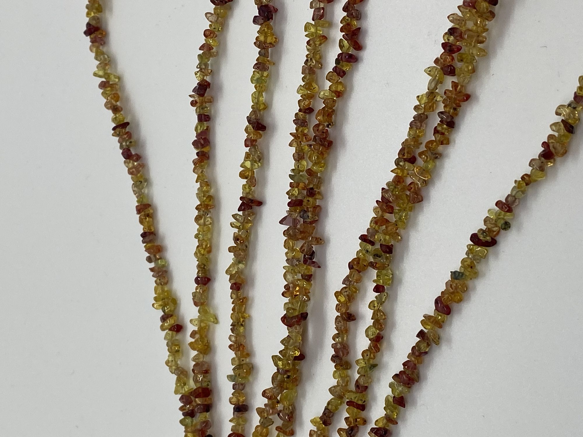 Yellow Orange Sapphire Chips