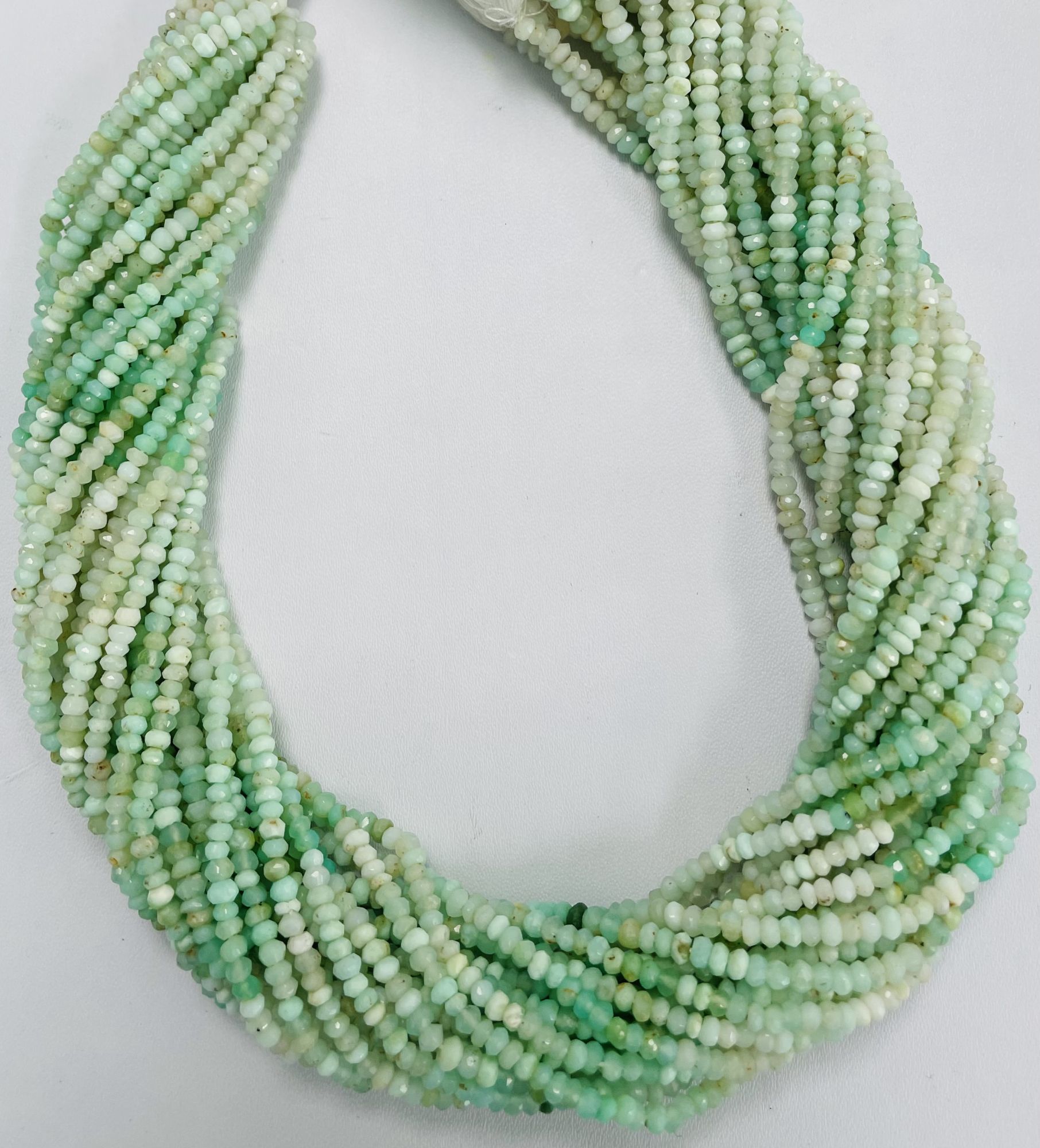 Shaded Opal Rondelle Faceted