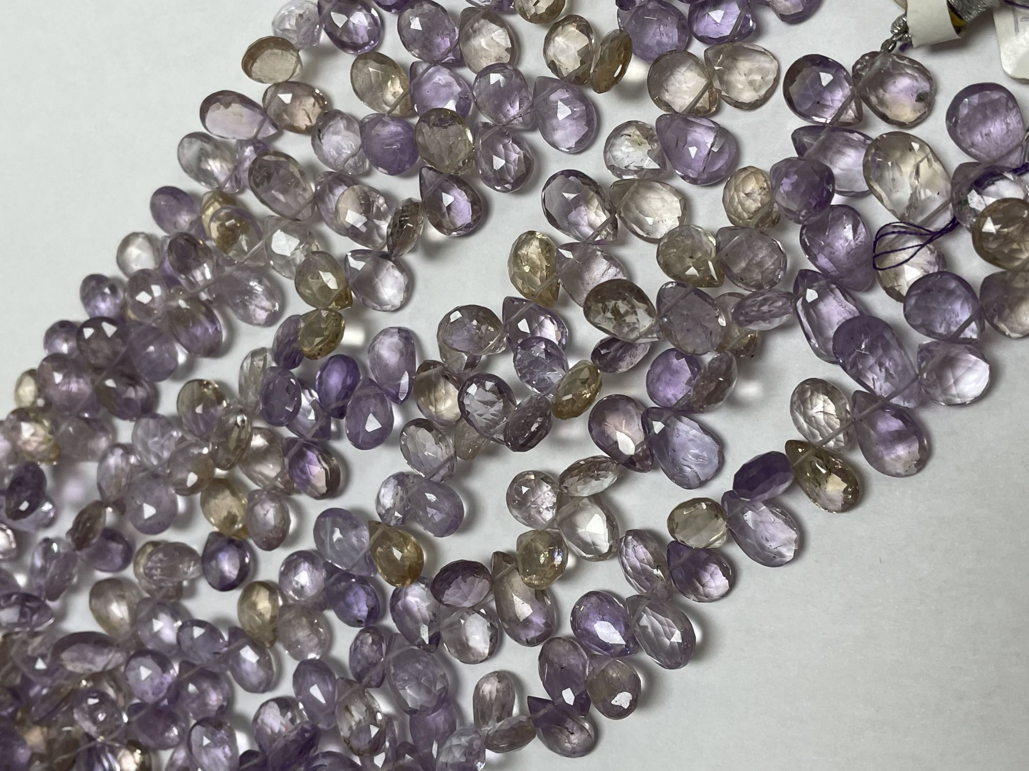 Ametrine Pear Faceted