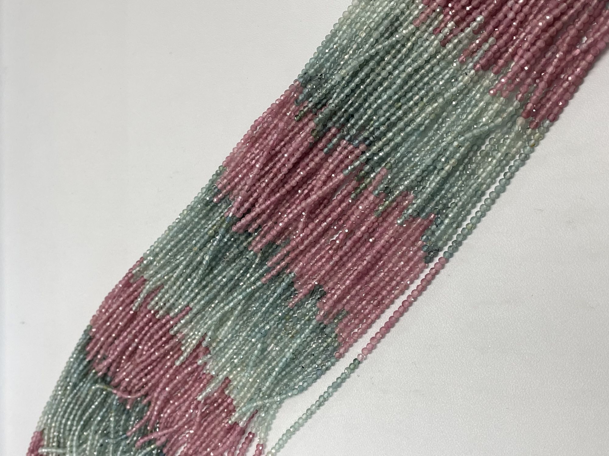 Multi Tourmaline Rondelle Faceted