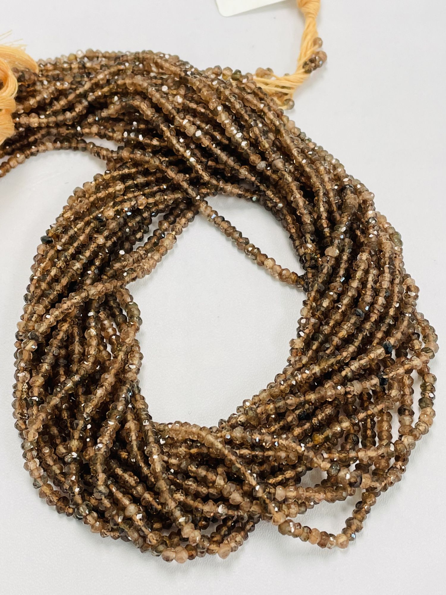 Andalusite Rondelle Faceted