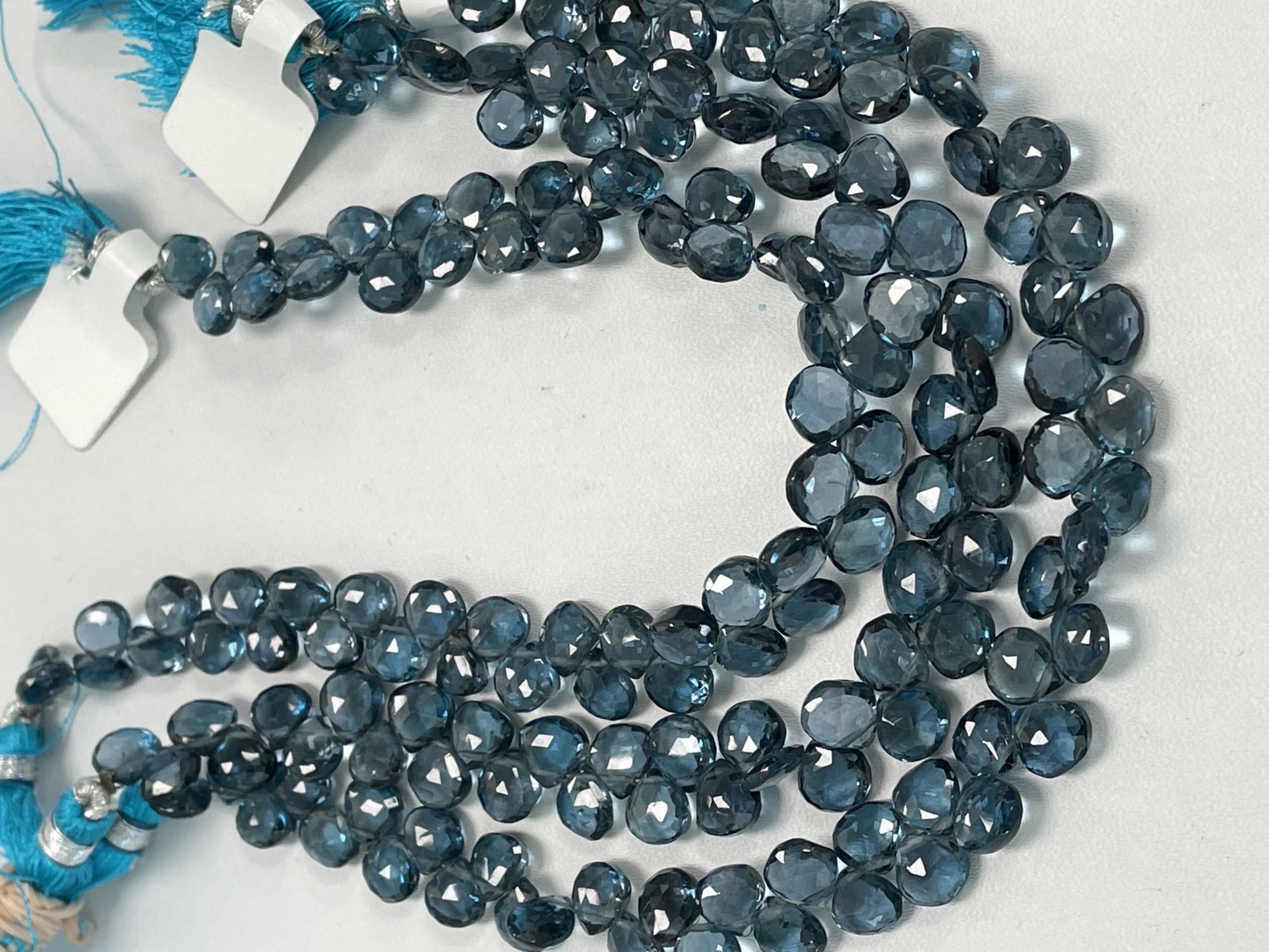 London Blue Topaz Heart Faceted